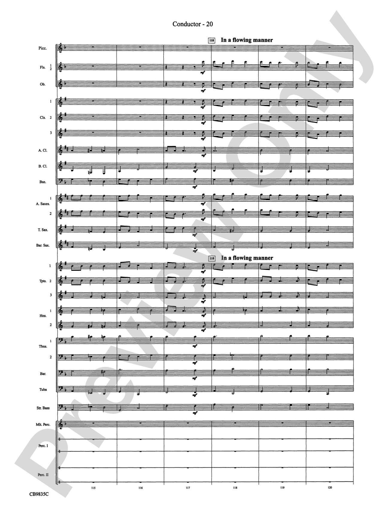 A Charlie Brown Christmas: Concert Band Conductor Score & Parts