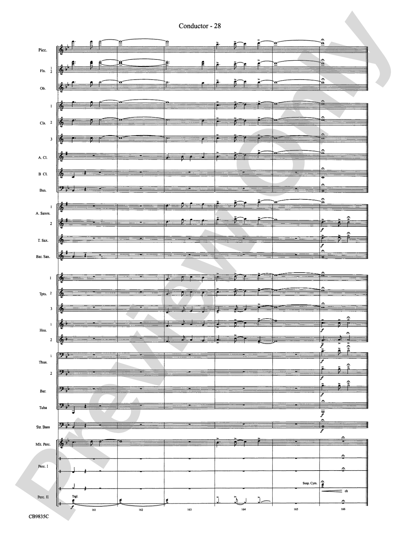 A Charlie Brown Christmas: Concert Band Conductor Score & Parts