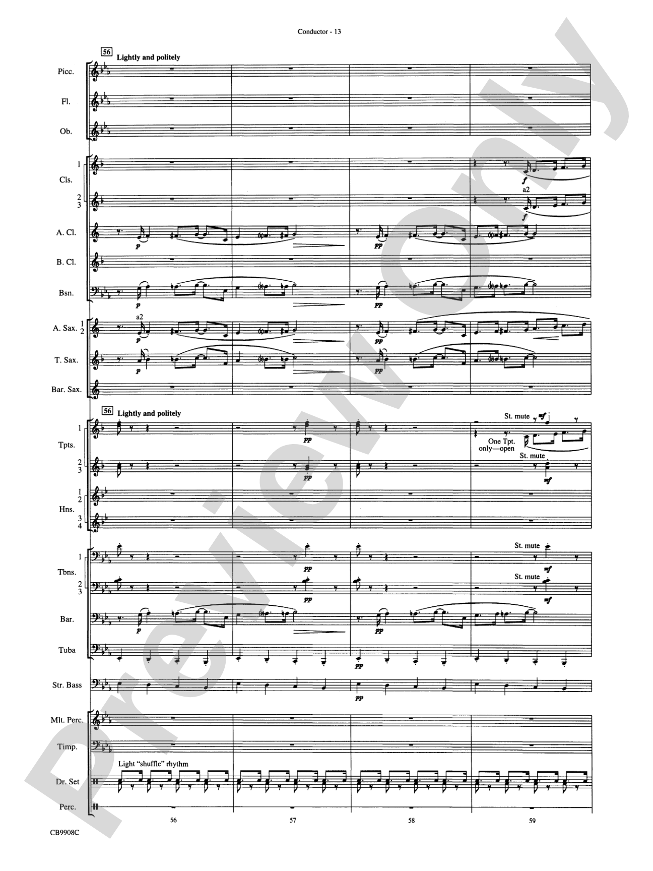 Swing's the Thing: Score