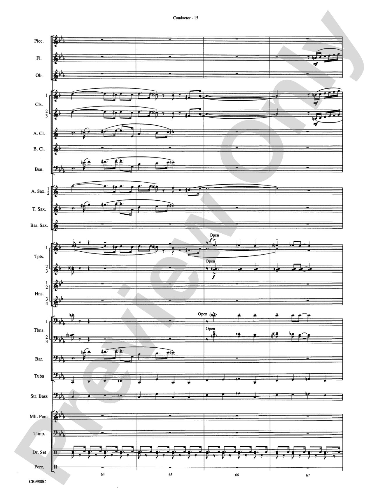 Swing's the Thing: Score