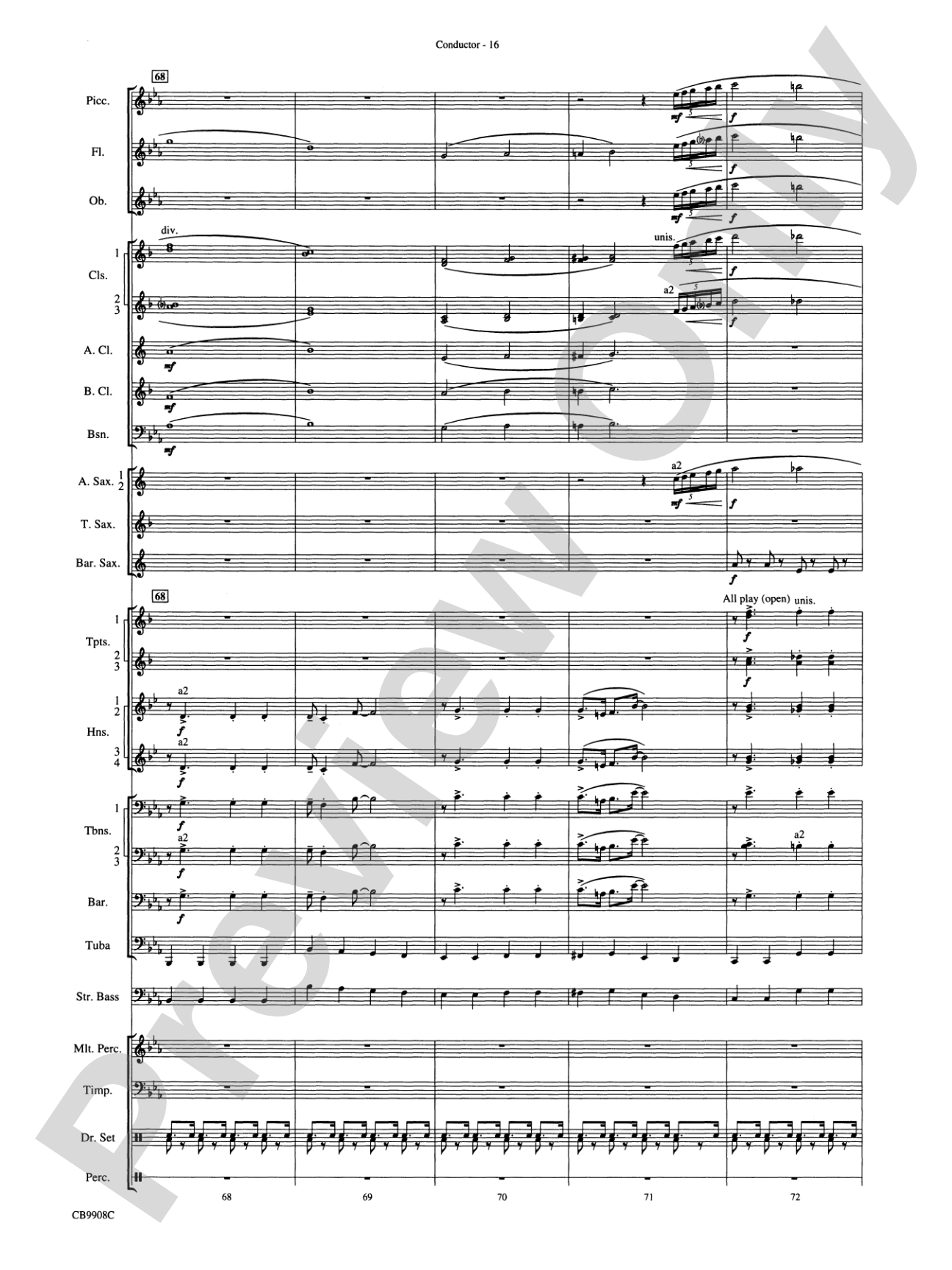 Swing's the Thing: Score