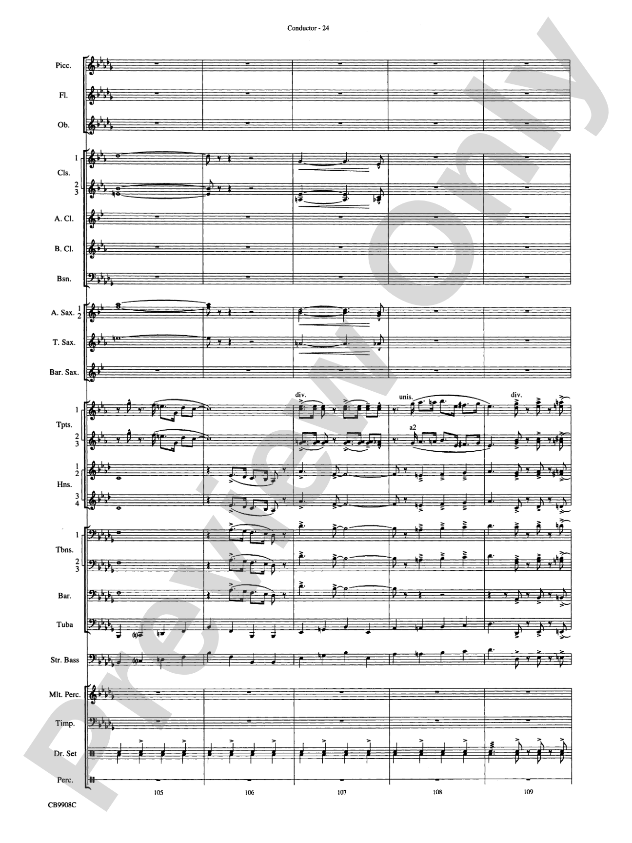 Swing's the Thing: Score