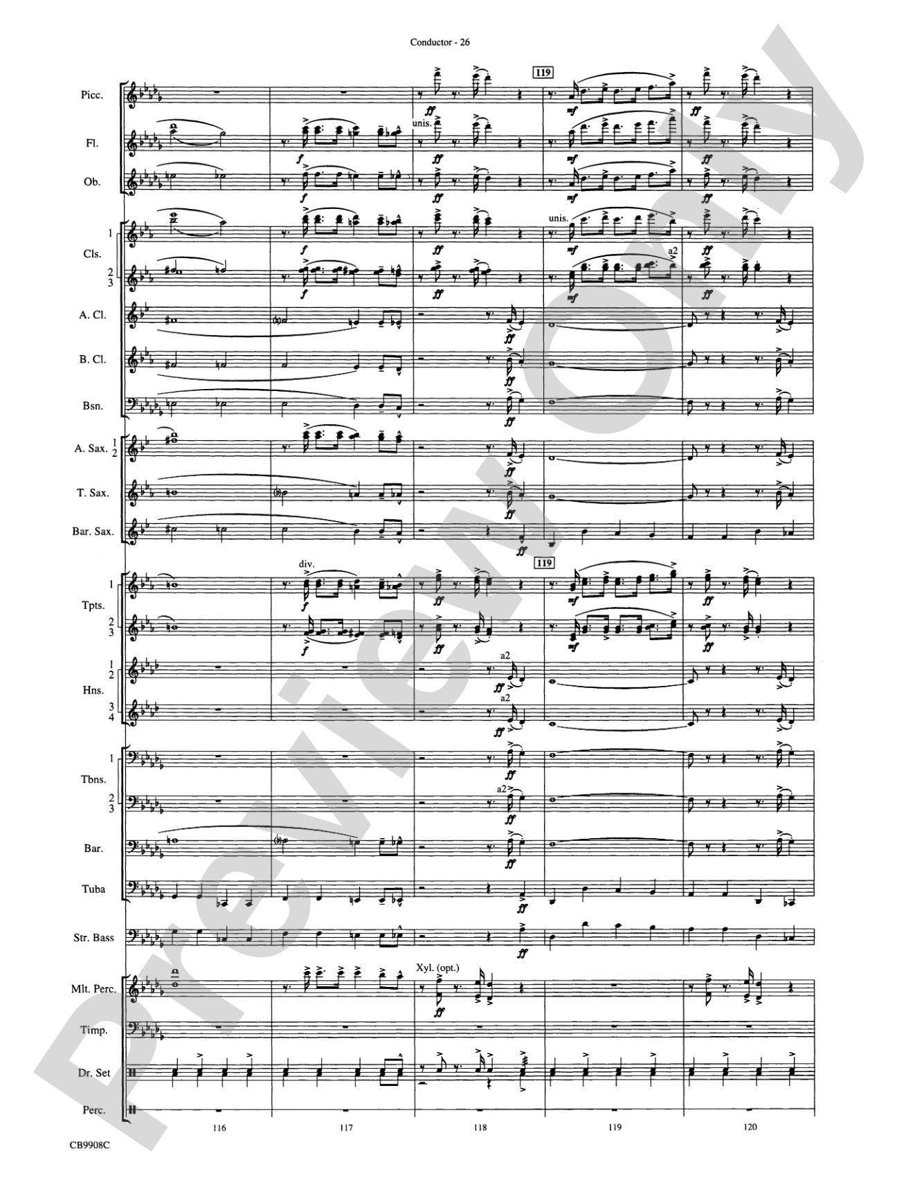 Swing's the Thing: Score