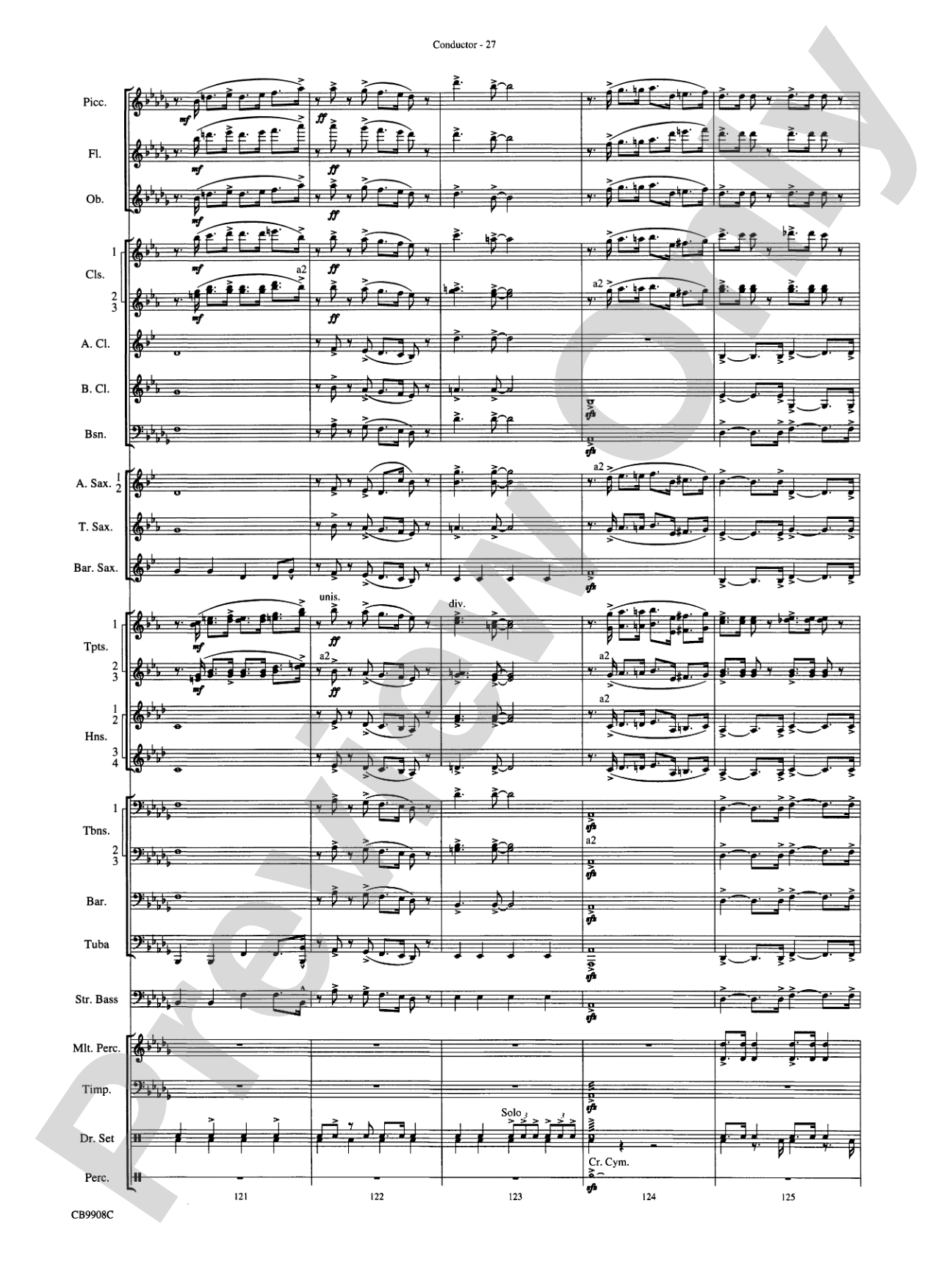 Swing's the Thing: Score