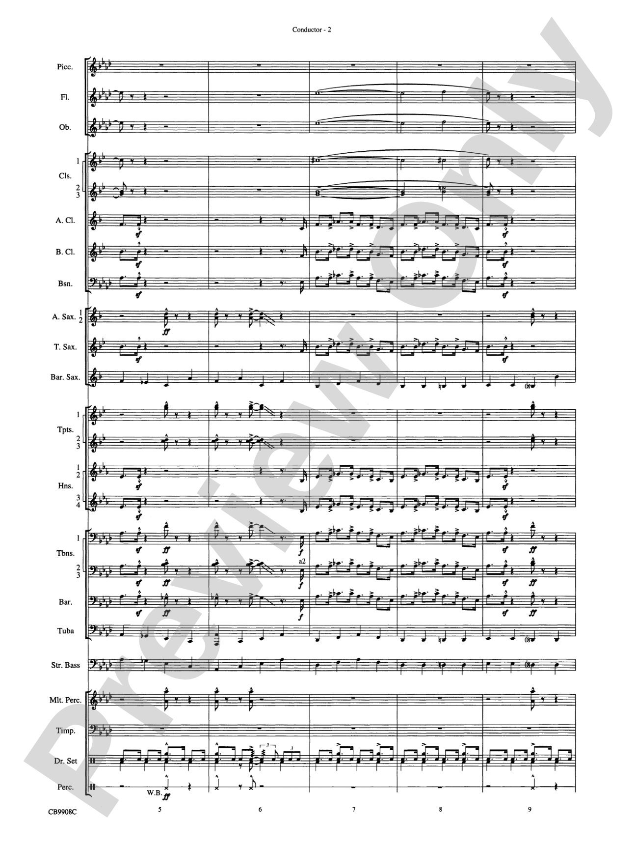 Swing's the Thing: Score