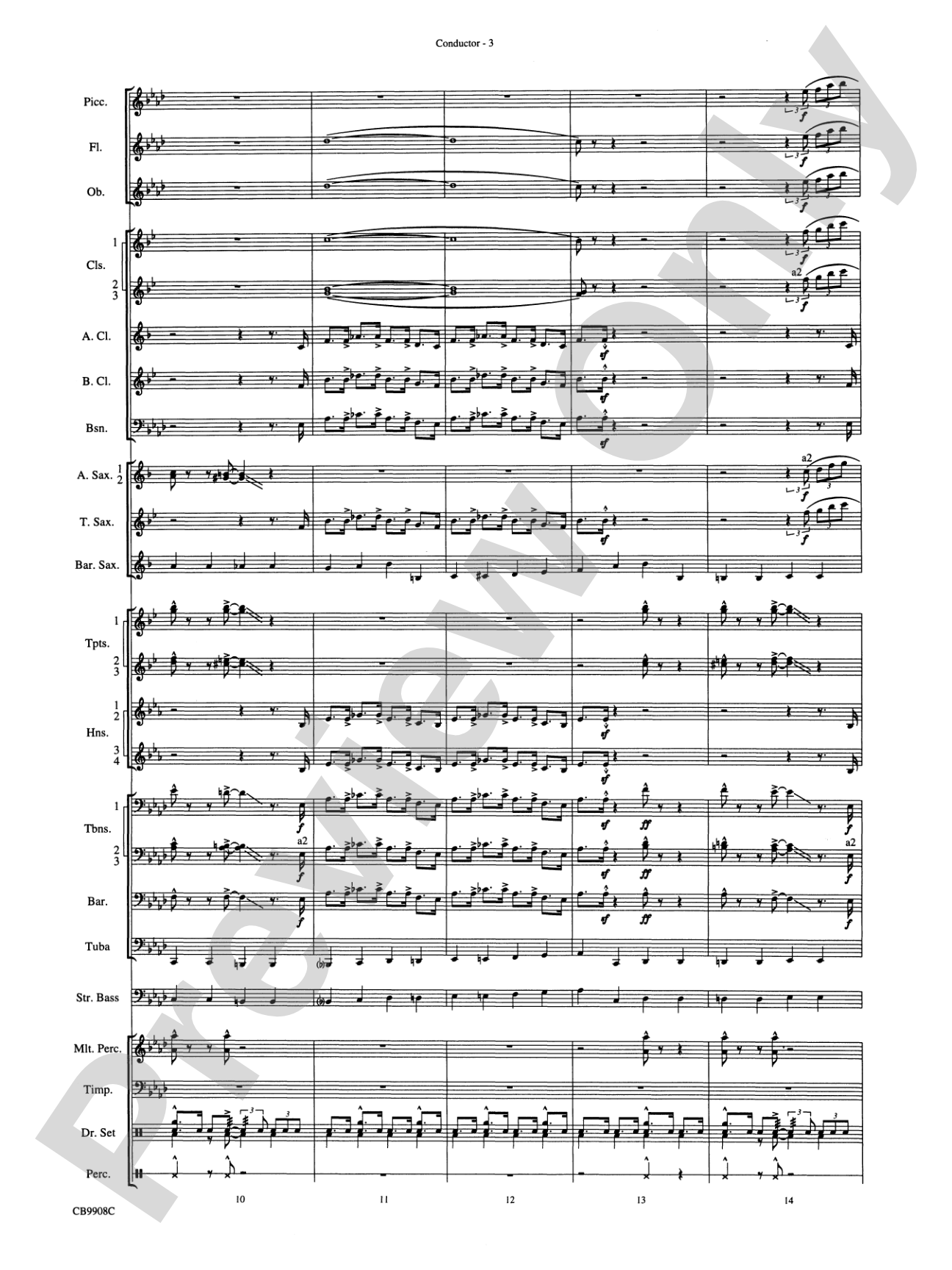 Swing's the Thing: Score