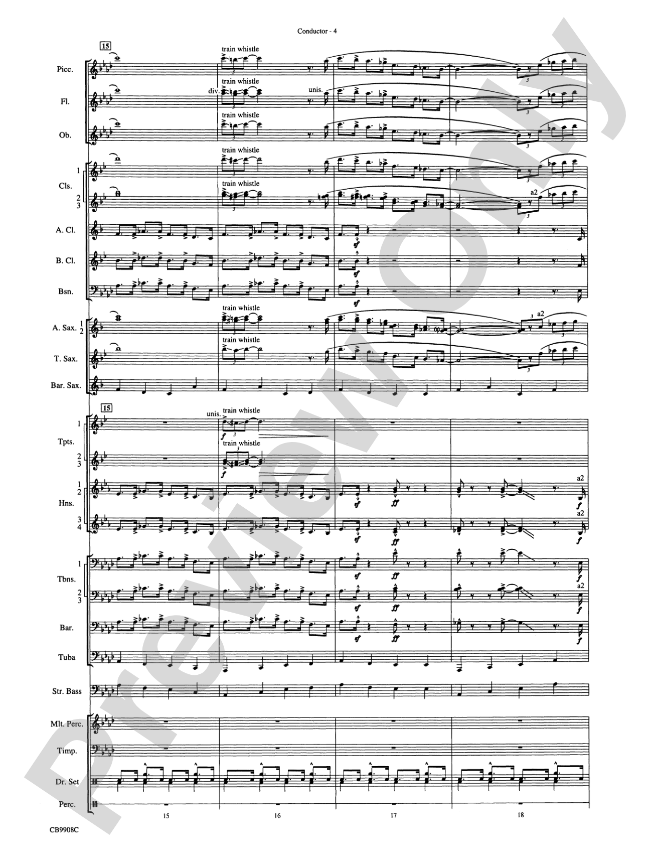 Swing's the Thing: Score