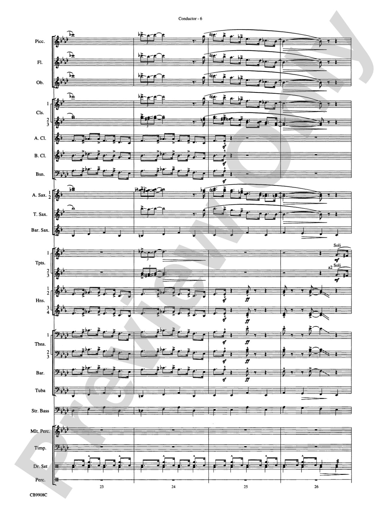 Swing's the Thing: Score