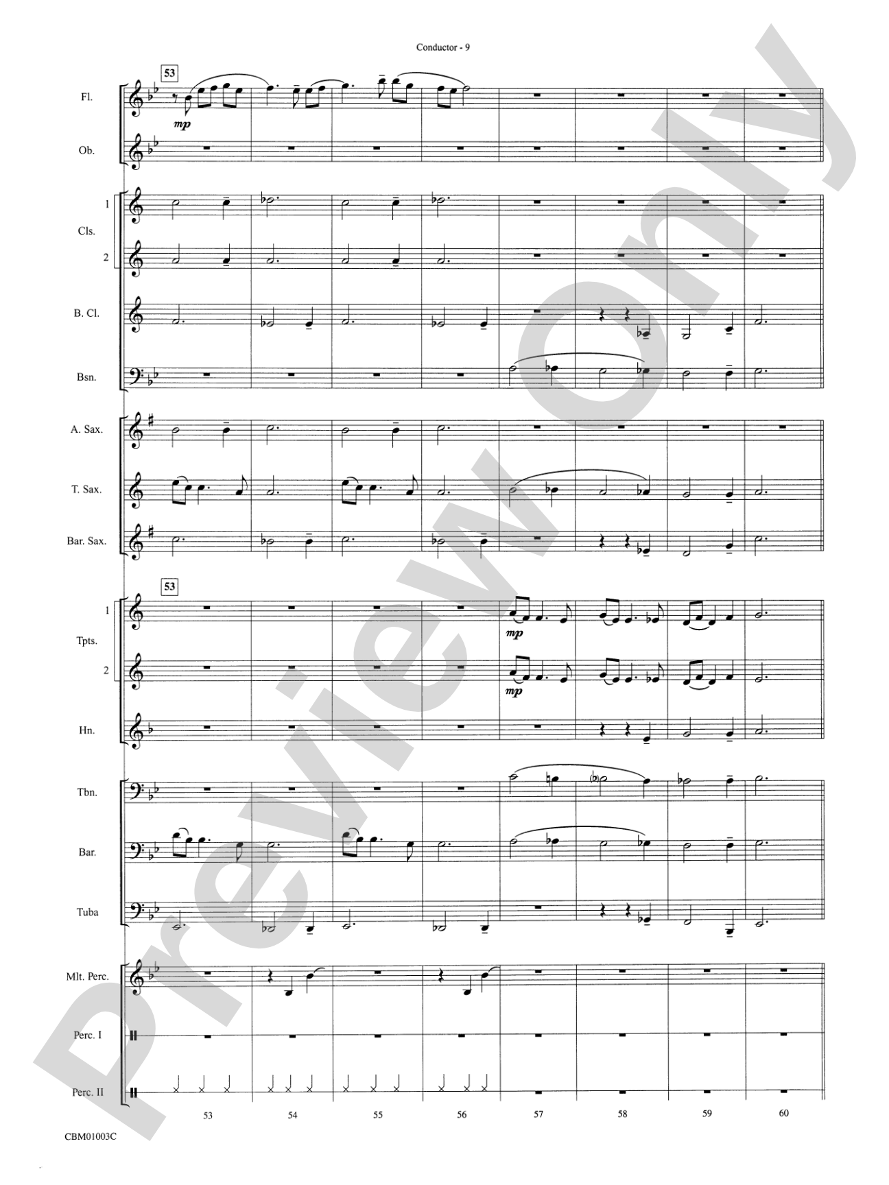 A Cartoon Christmas: Concert Band Conductor Score & Parts