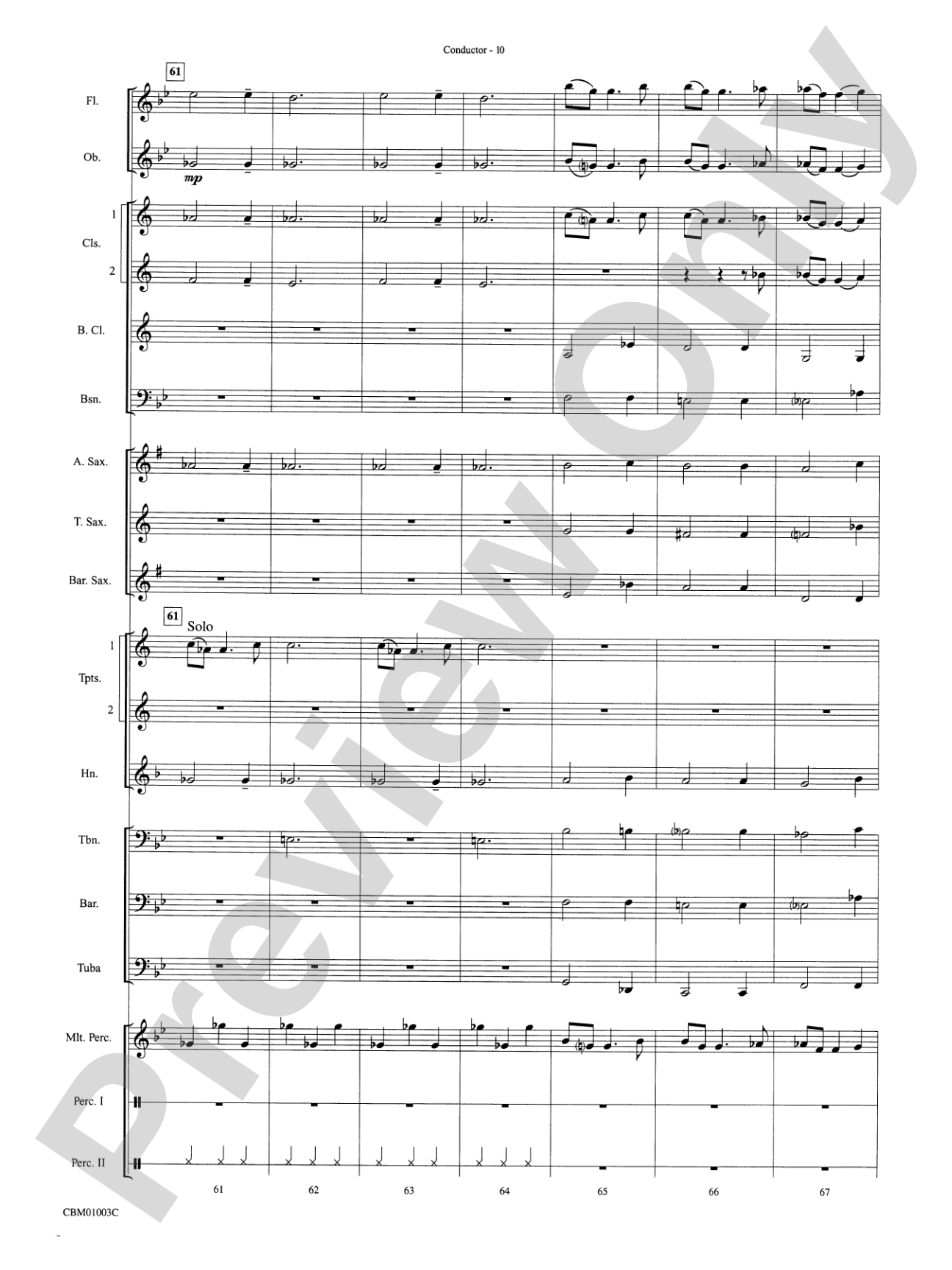 A Cartoon Christmas: Concert Band Conductor Score & Parts