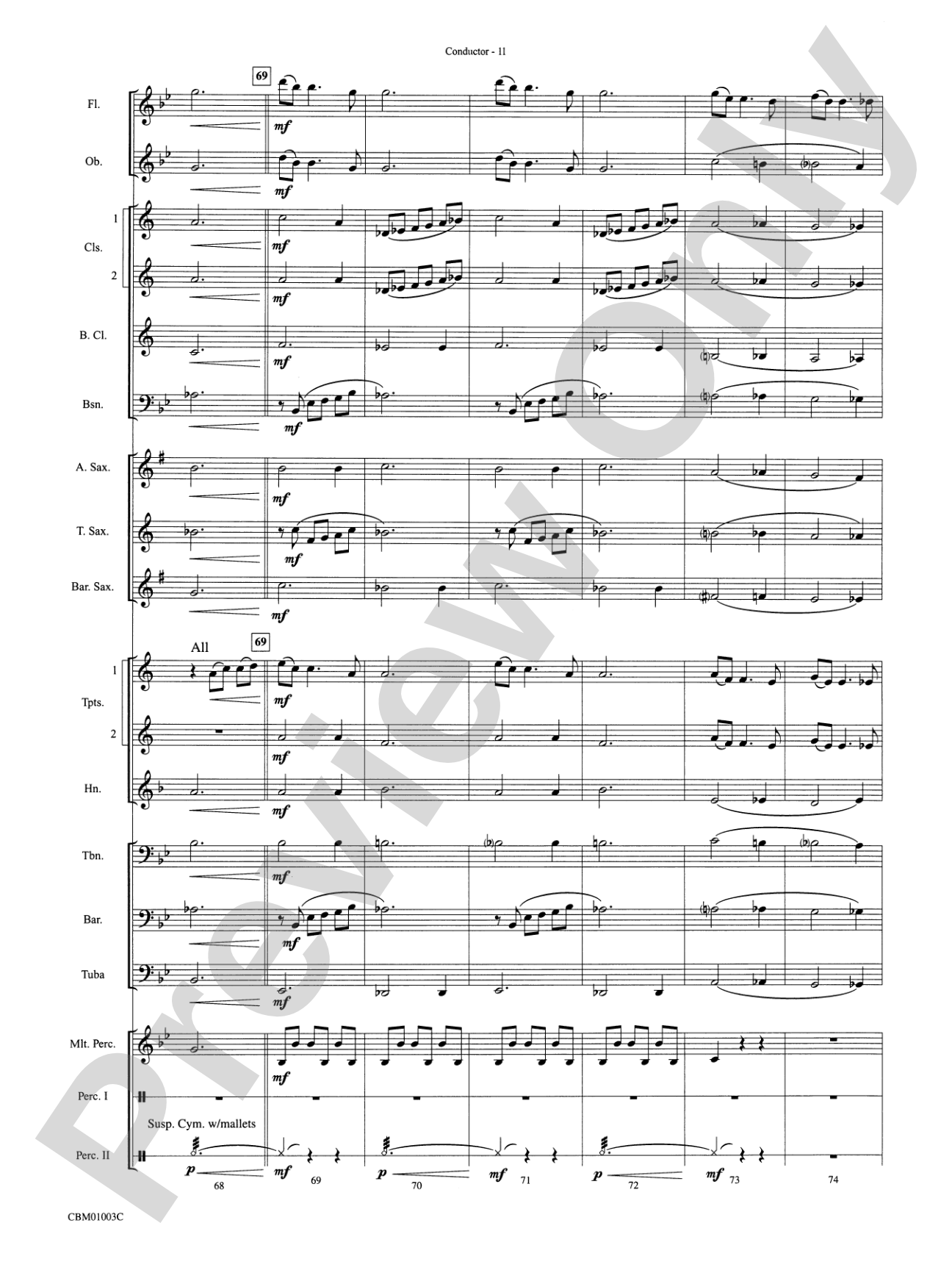 A Cartoon Christmas: Concert Band Conductor Score & Parts