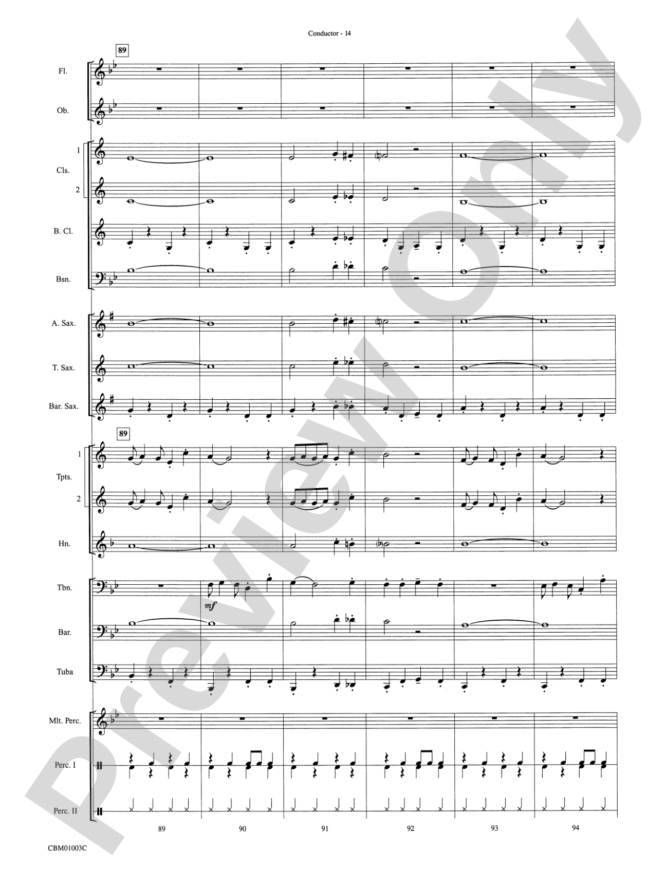 A Cartoon Christmas: Concert Band Conductor Score & Parts