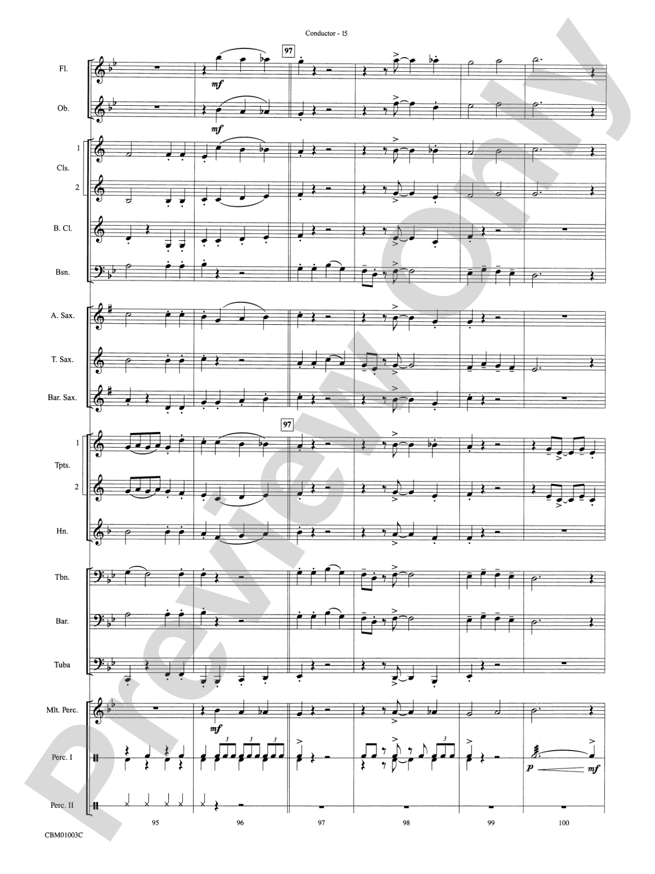 A Cartoon Christmas: Concert Band Conductor Score & Parts