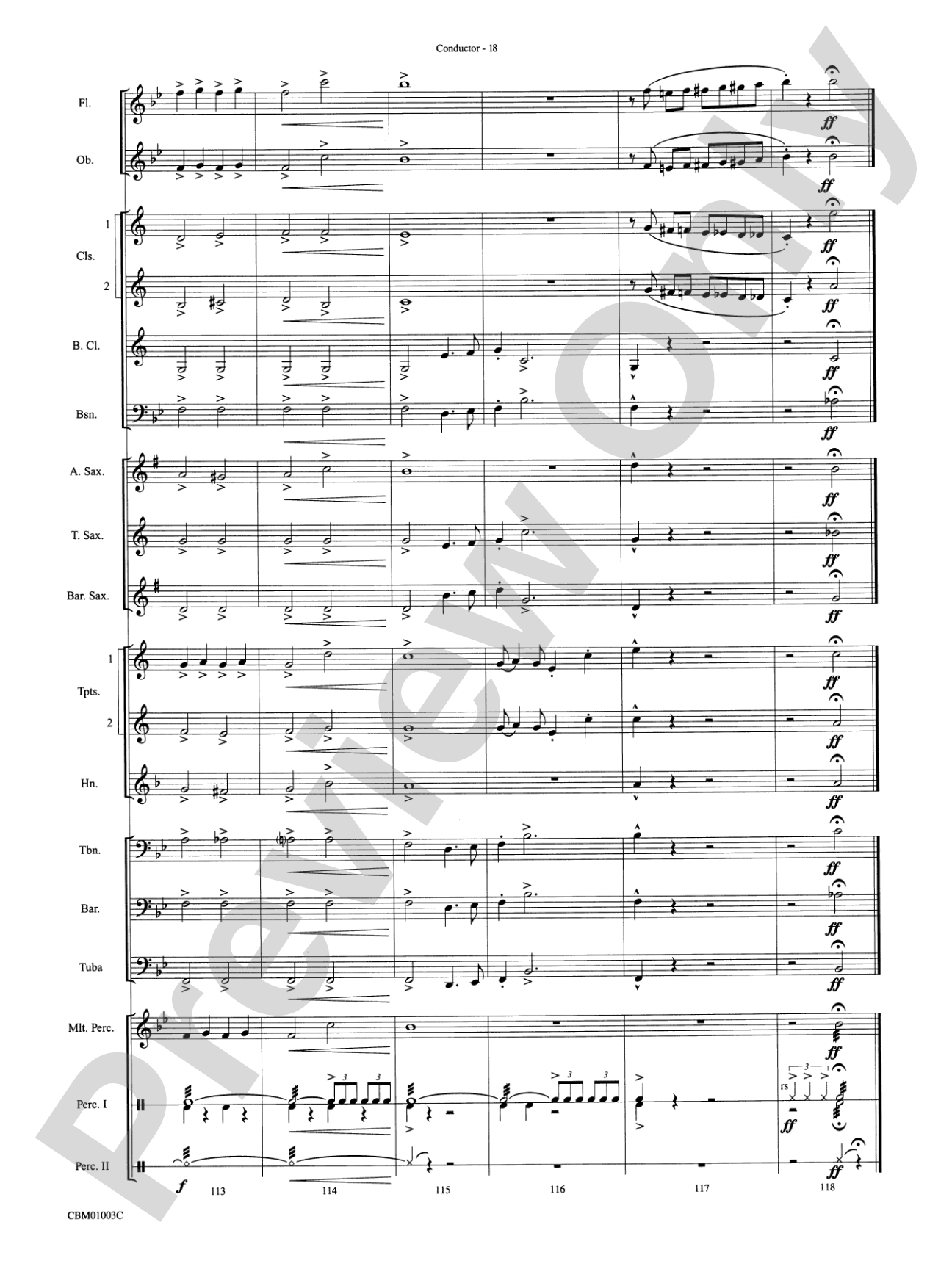 A Cartoon Christmas: Concert Band Conductor Score & Parts