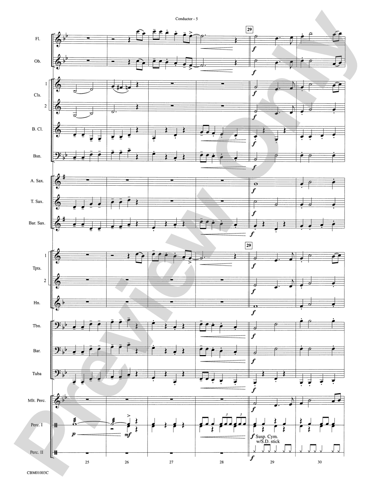 A Cartoon Christmas: Concert Band Conductor Score & Parts