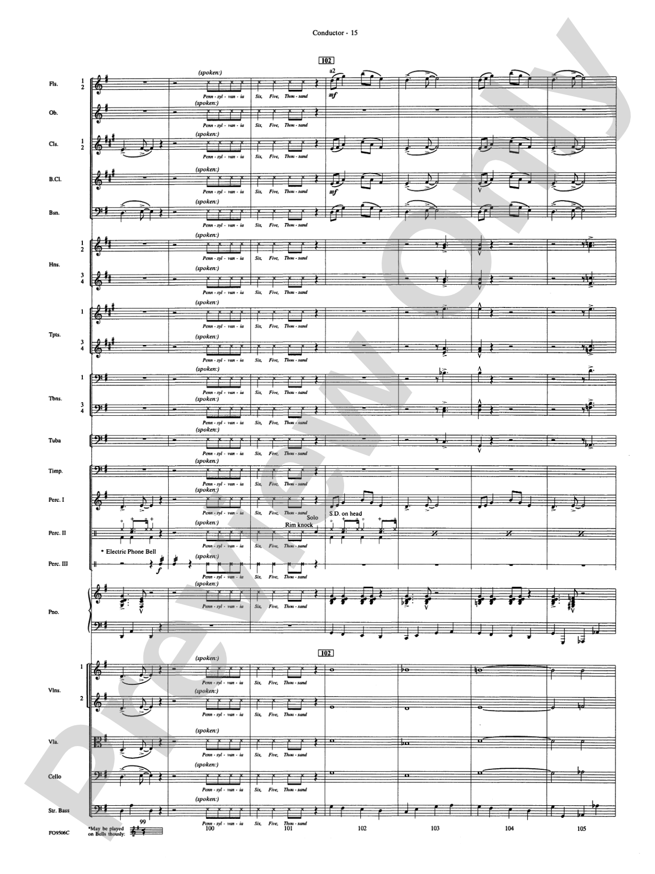 A Salute to the Big Bands: Full Orchestra Conductor Score & Parts