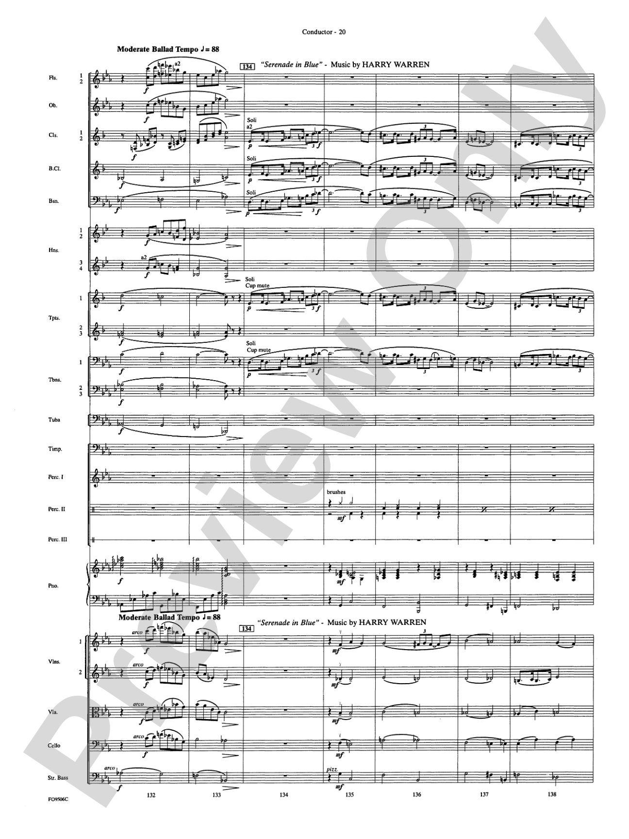 A Salute to the Big Bands: Full Orchestra Conductor Score & Parts