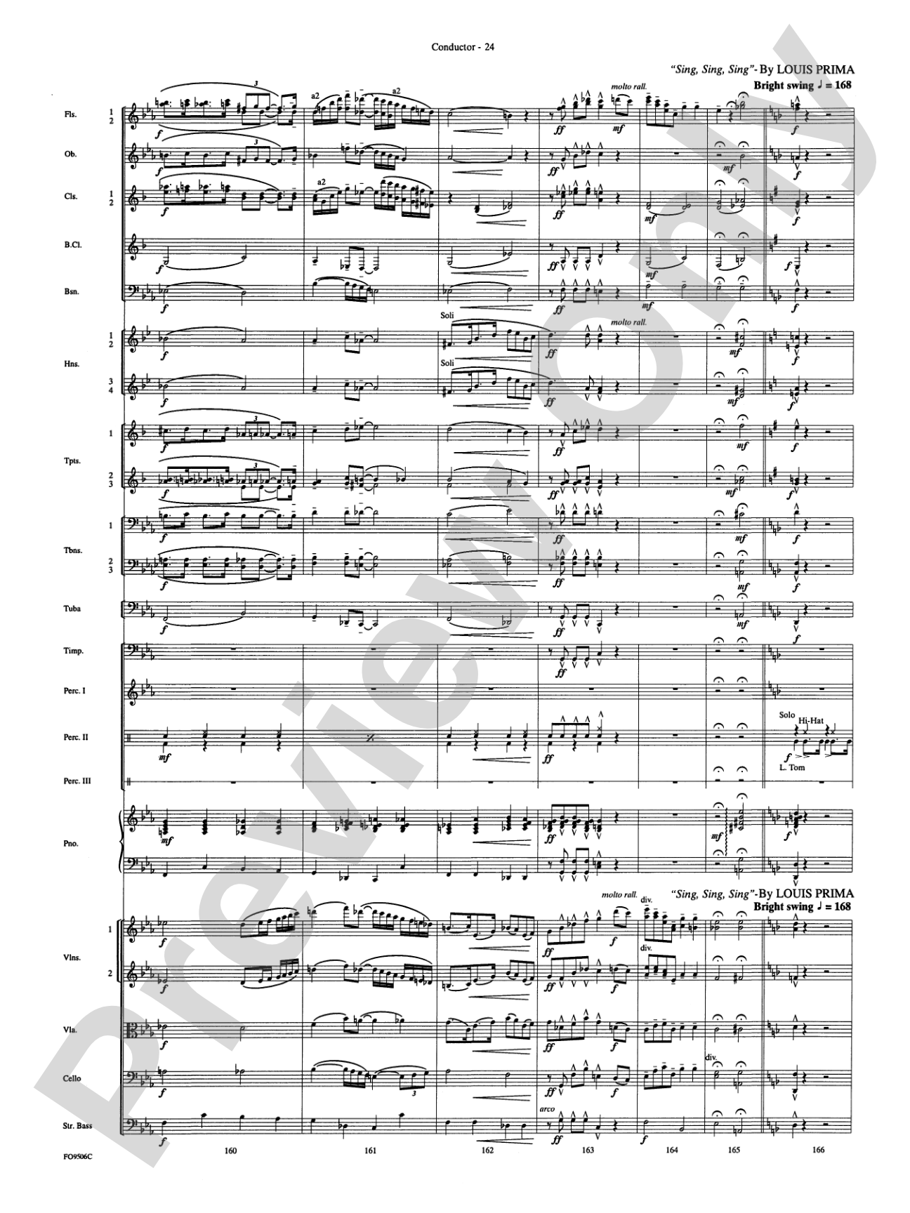 A Salute to the Big Bands: Full Orchestra Conductor Score & Parts