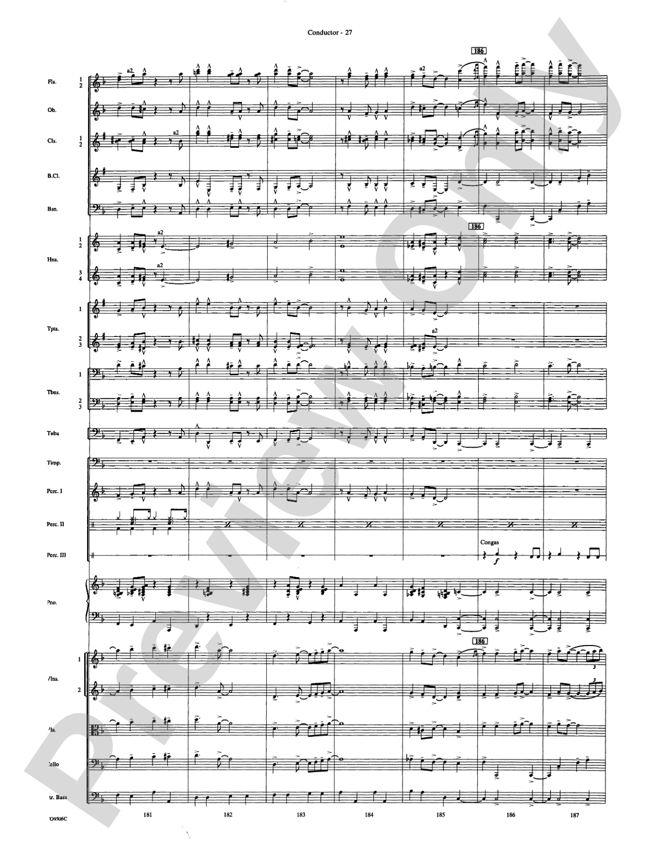 A Salute to the Big Bands: Full Orchestra Conductor Score & Parts