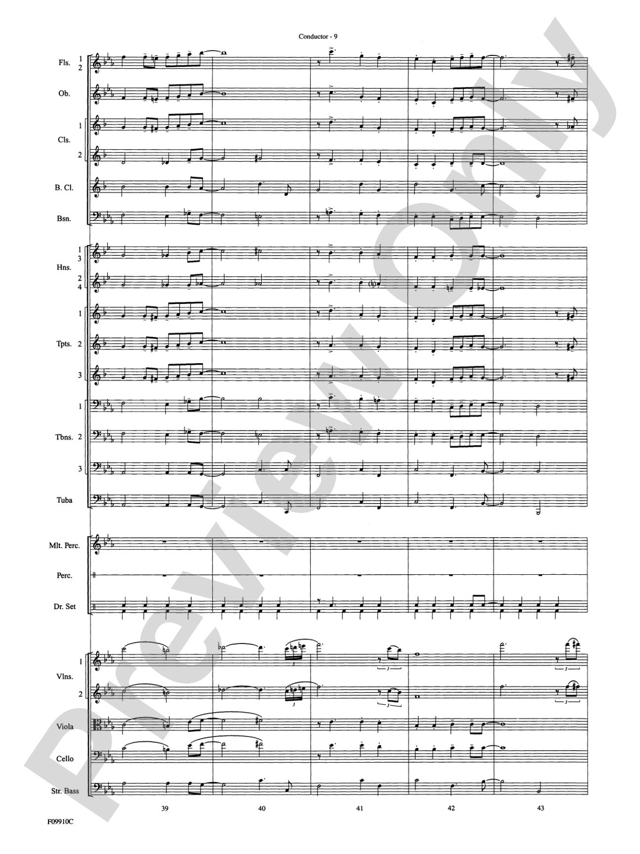 A Touch of Jazz: Full Orchestra Conductor Score & Parts