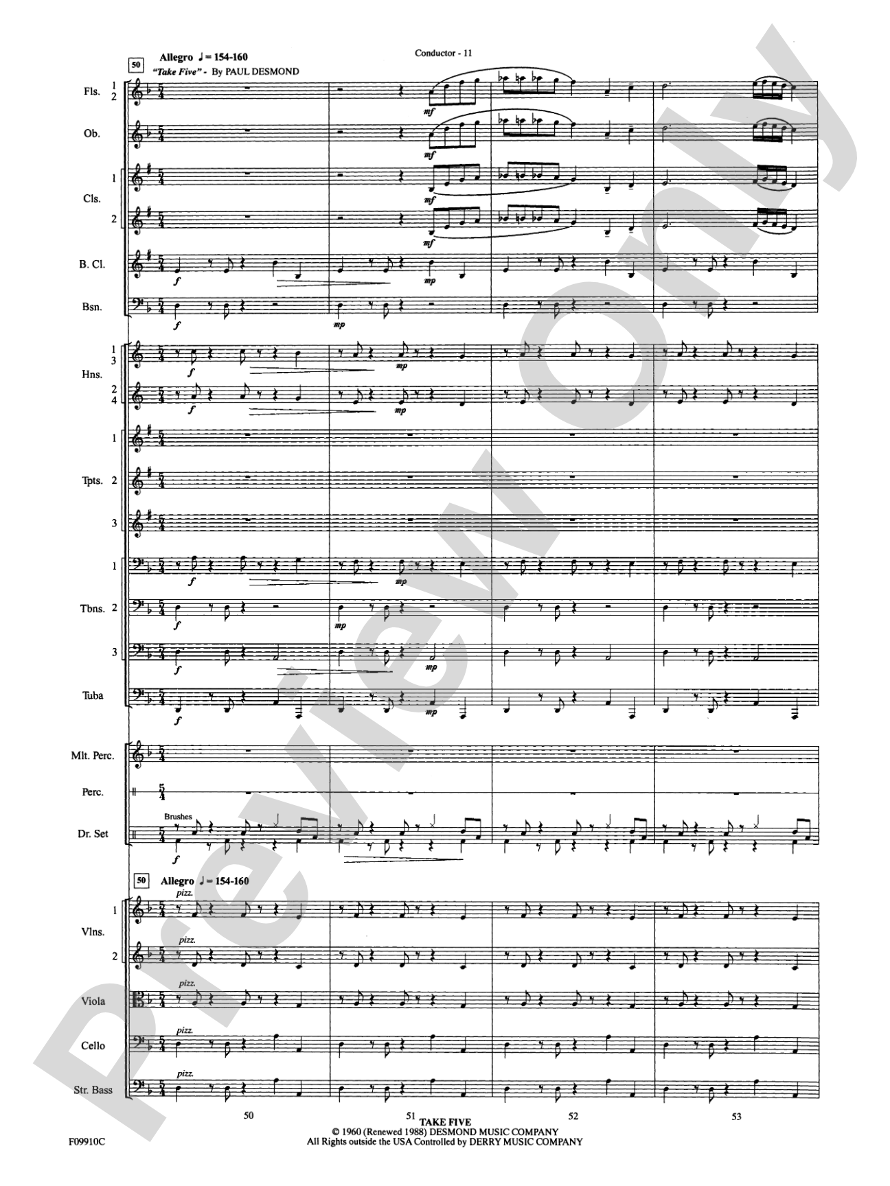 A Touch of Jazz: Full Orchestra Conductor Score & Parts