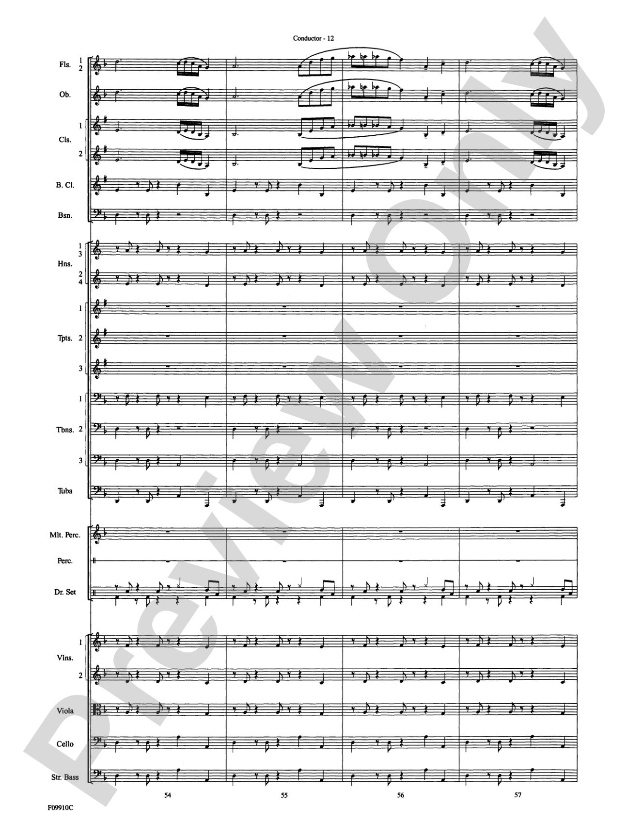 A Touch of Jazz: Full Orchestra Conductor Score & Parts