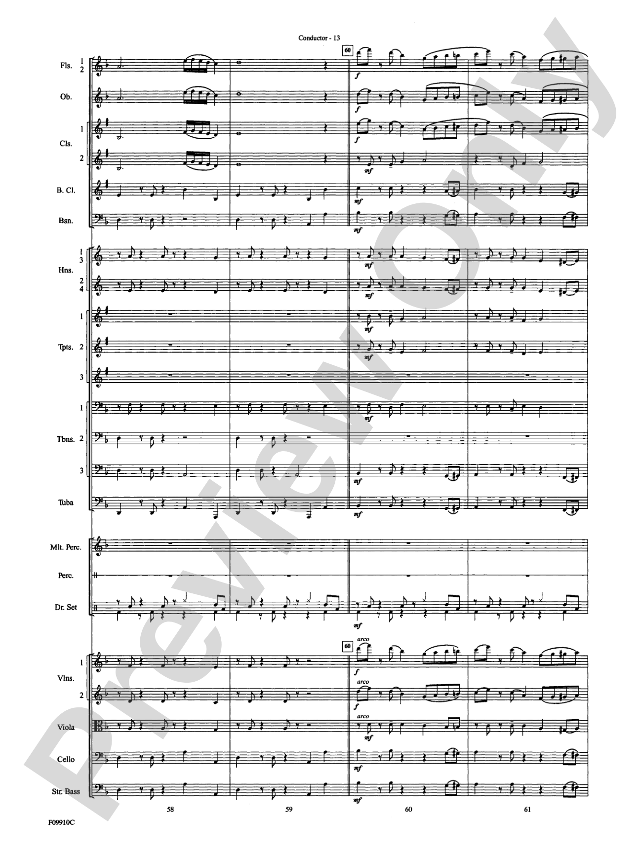 A Touch of Jazz: Full Orchestra Conductor Score & Parts