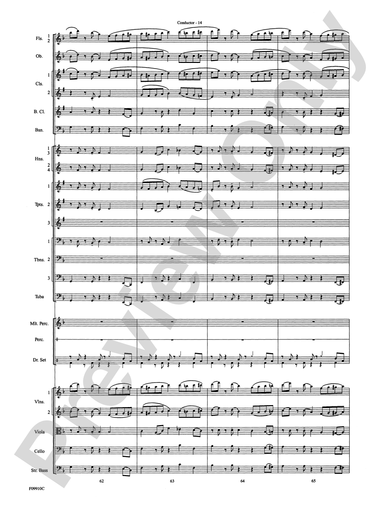 A Touch of Jazz: Full Orchestra Conductor Score & Parts