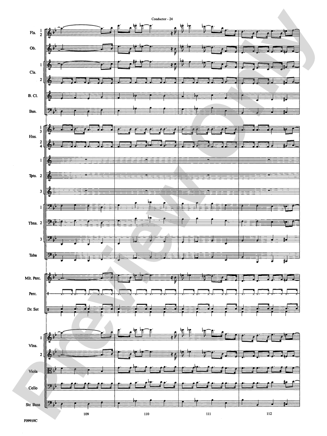 A Touch of Jazz: Full Orchestra Conductor Score & Parts