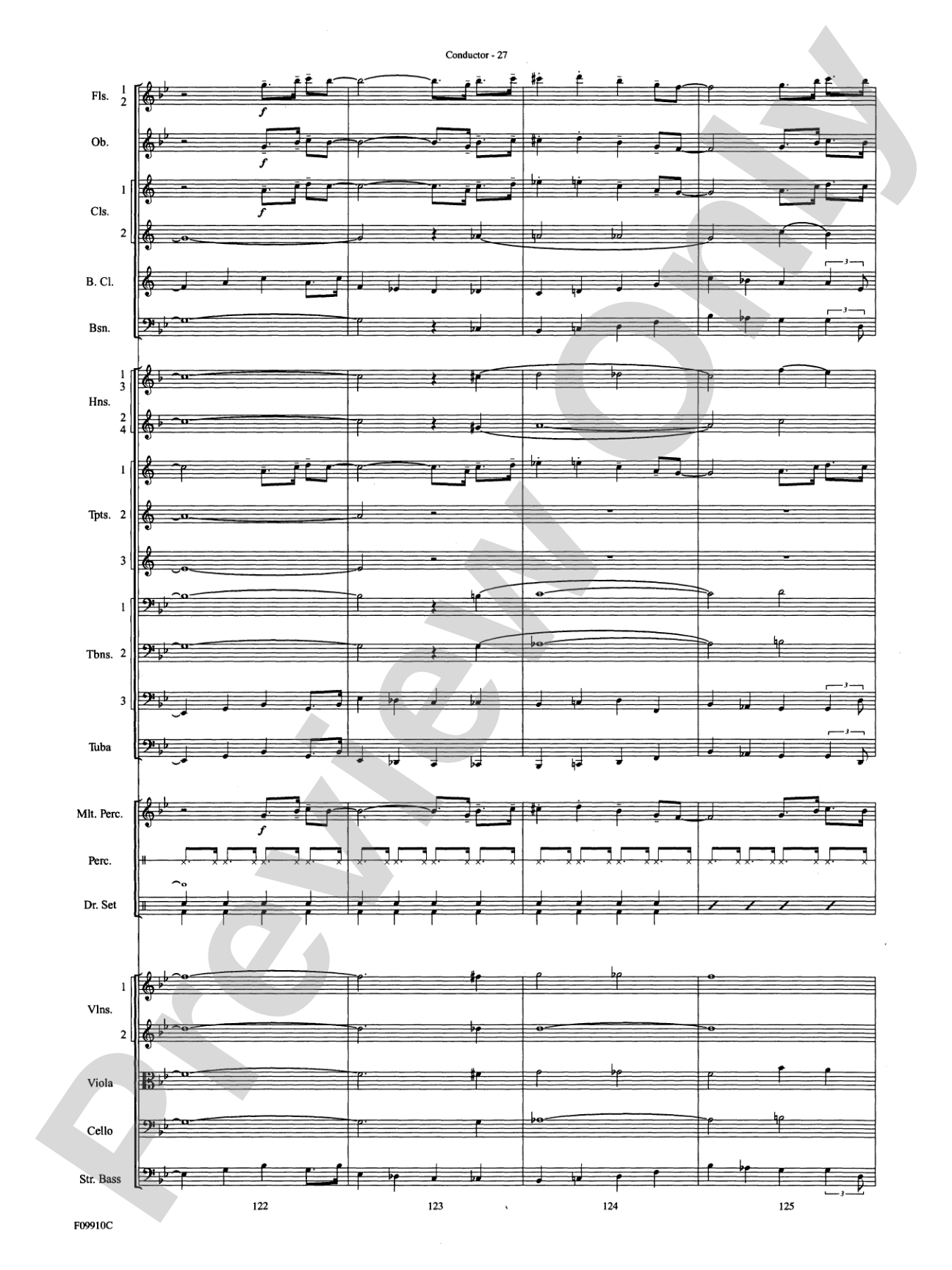 A Touch of Jazz: Full Orchestra Conductor Score & Parts