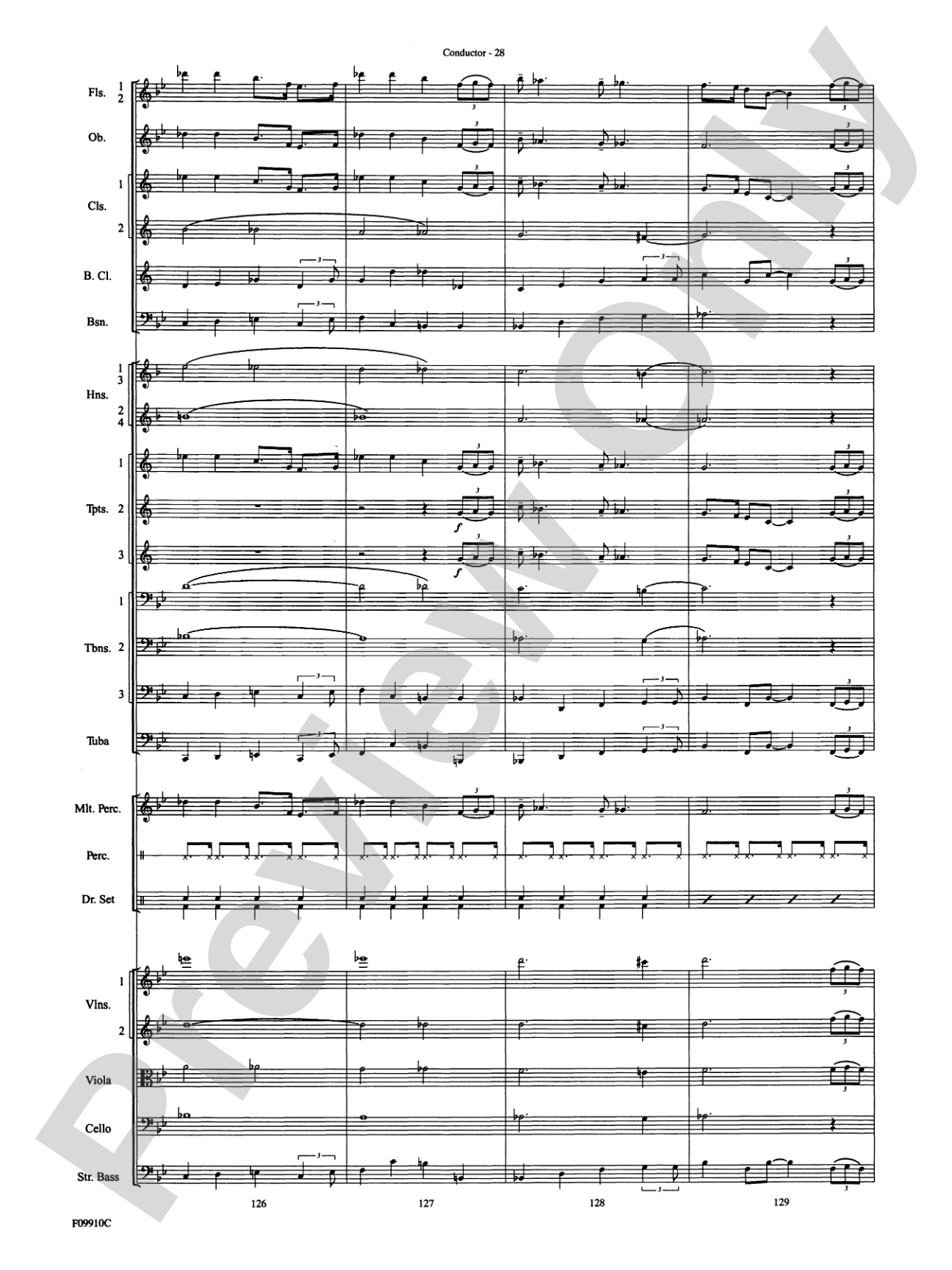 A Touch of Jazz: Full Orchestra Conductor Score & Parts