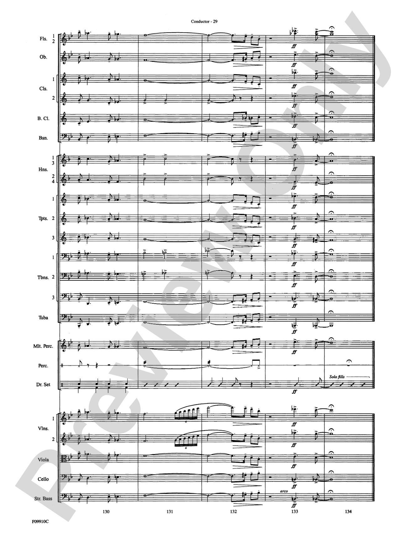 A Touch of Jazz: Full Orchestra Conductor Score & Parts