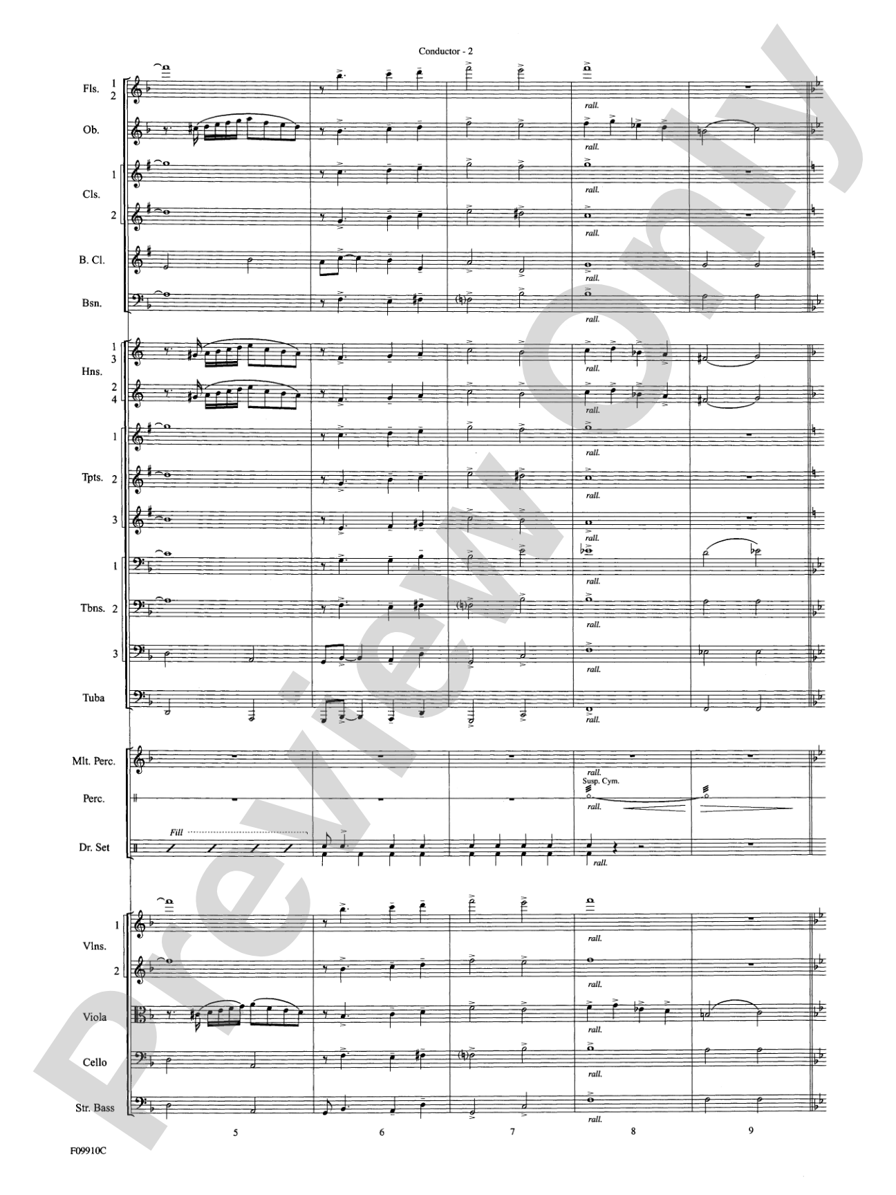 A Touch of Jazz: Full Orchestra Conductor Score & Parts