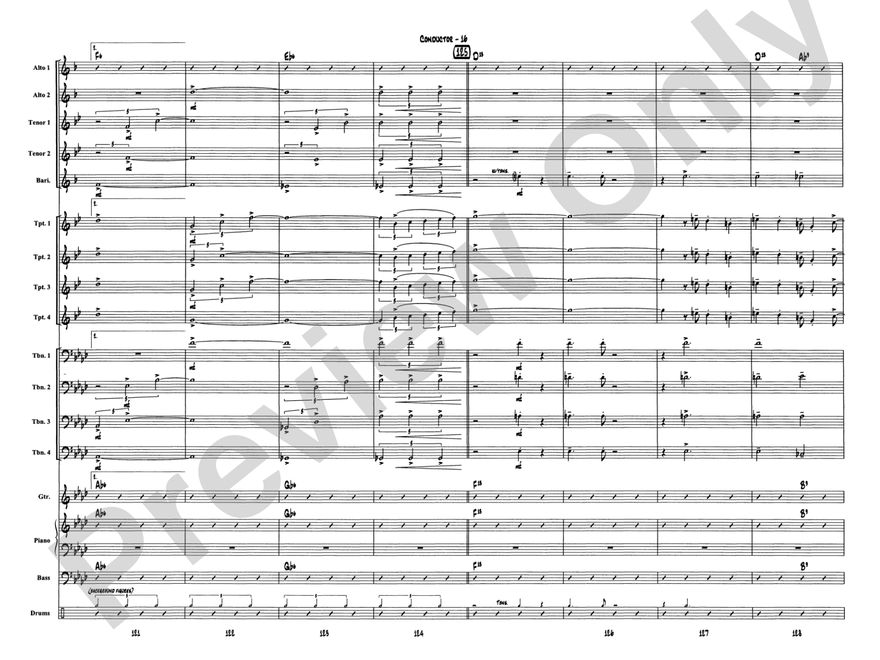 Caravan: Jazz Ensemble Conductor Score & Parts