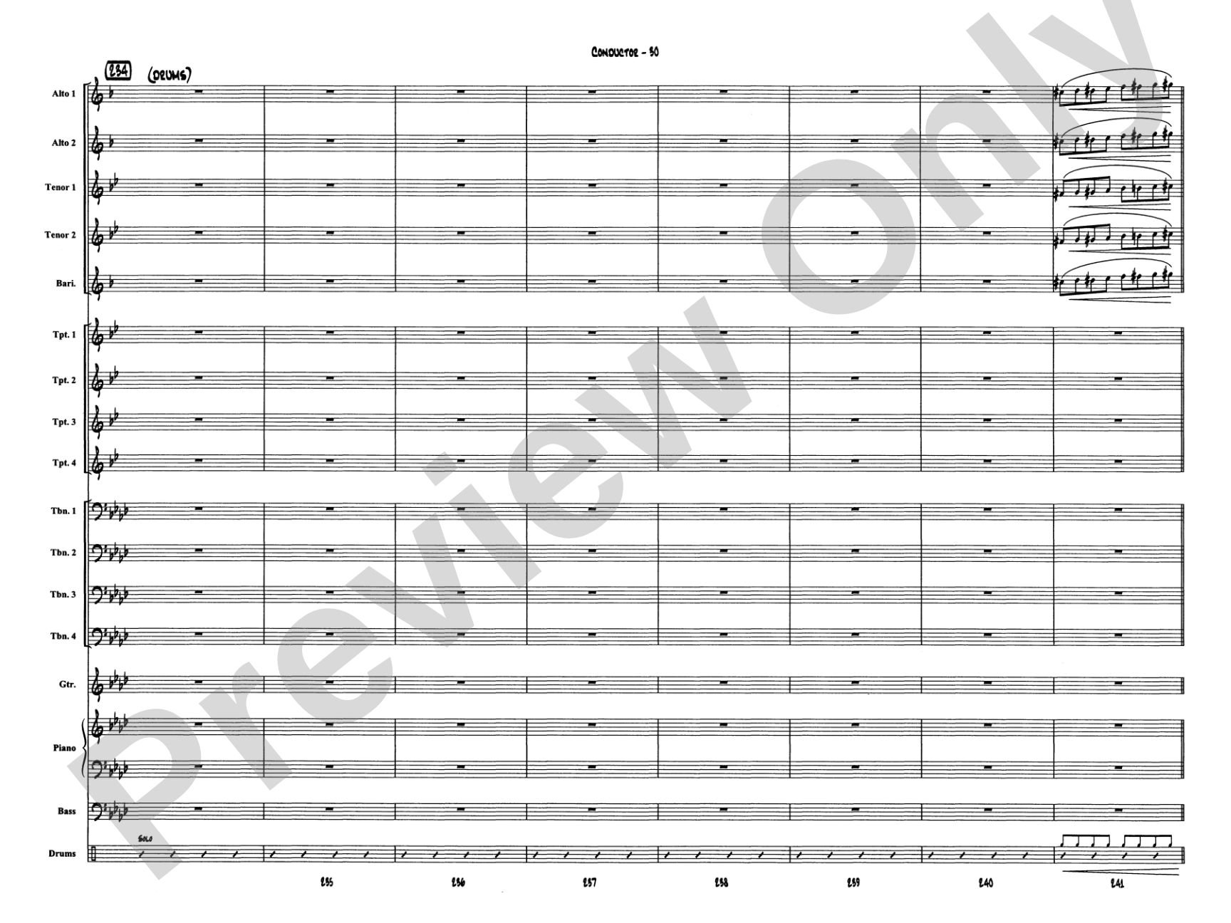 Caravan: Jazz Ensemble Conductor Score & Parts