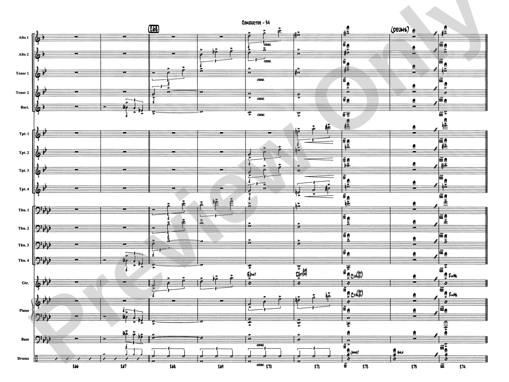 Caravan: Jazz Ensemble Conductor Score & Parts