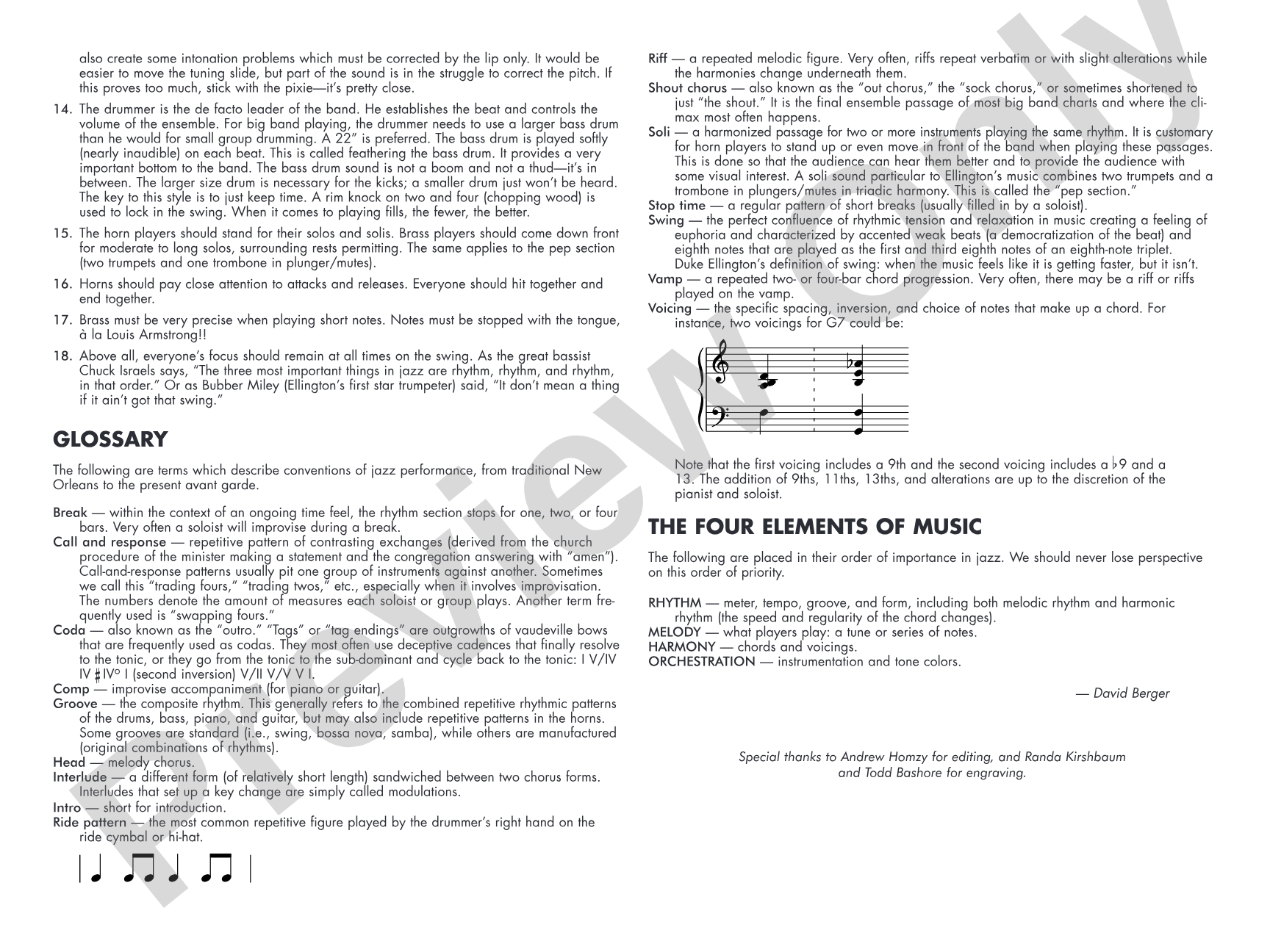 I Got It Bad: Jazz Ensemble Conductor Score & Parts