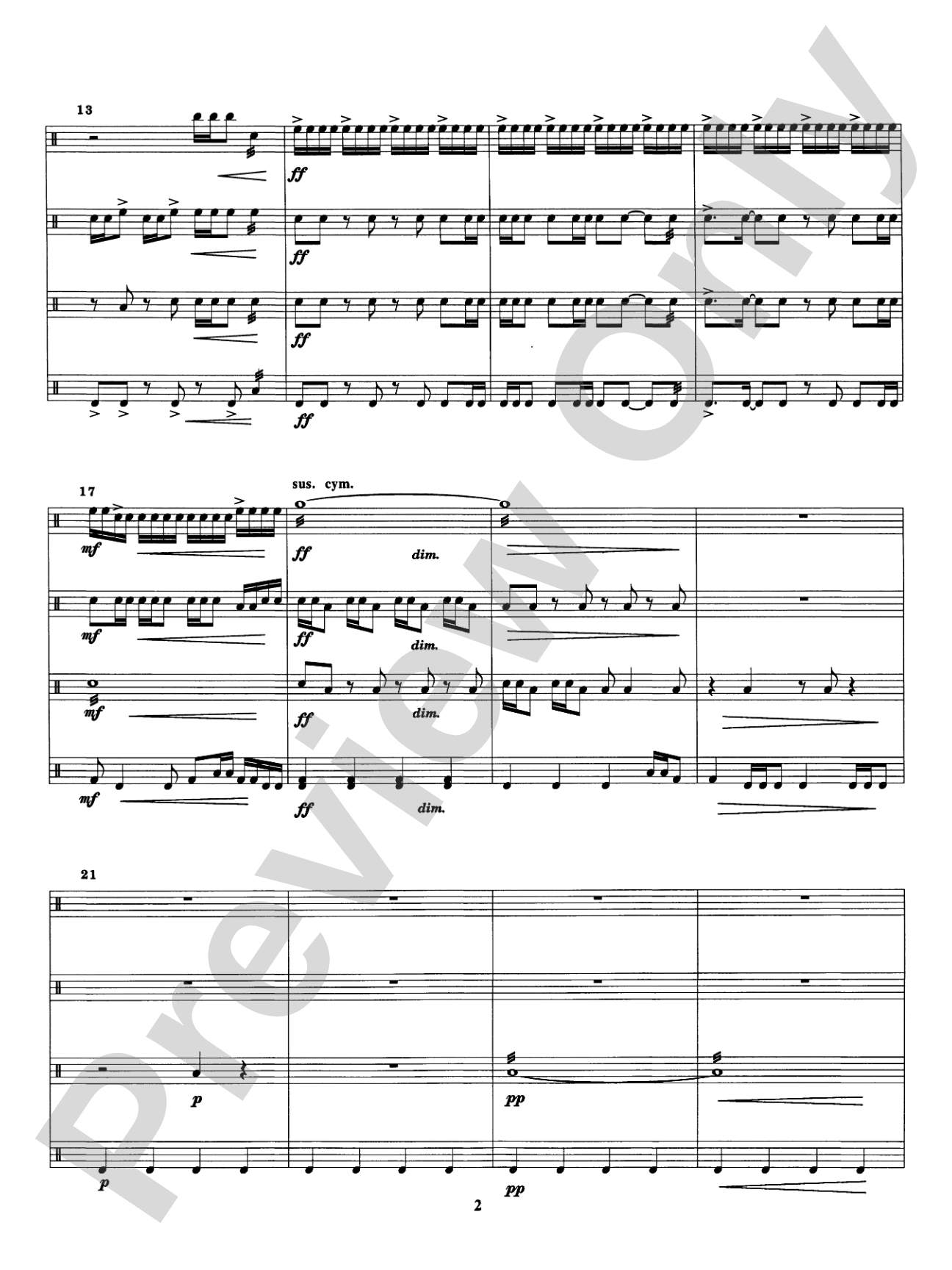 Four on the Floor: Percussion Ensemble Book