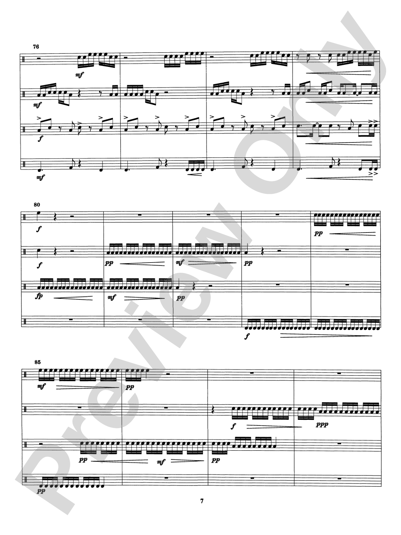 Four on the Floor: Percussion Ensemble Book