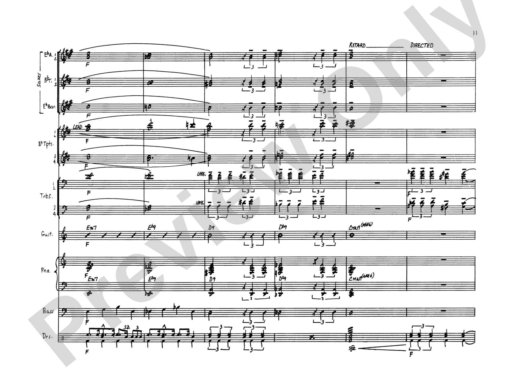 April in Paris: Score