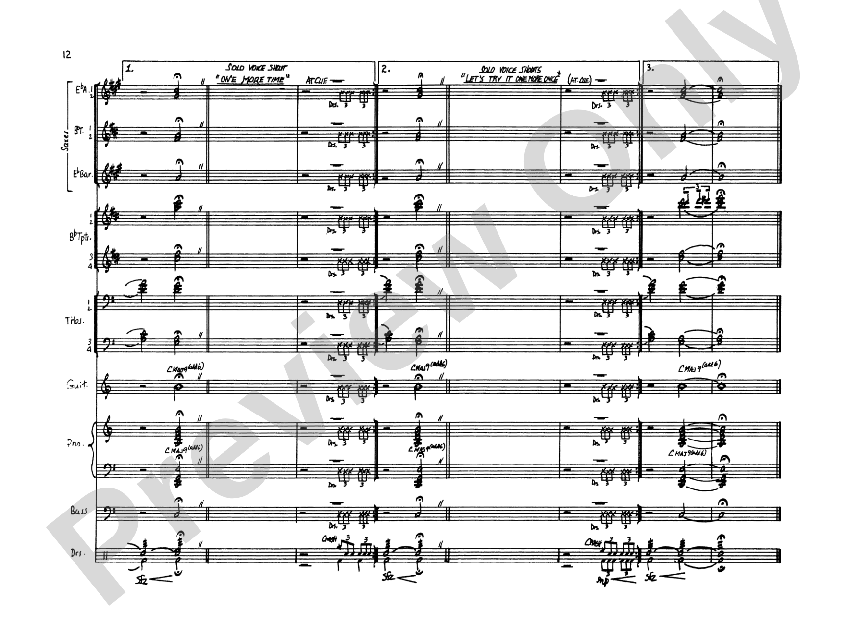 April in Paris: Score