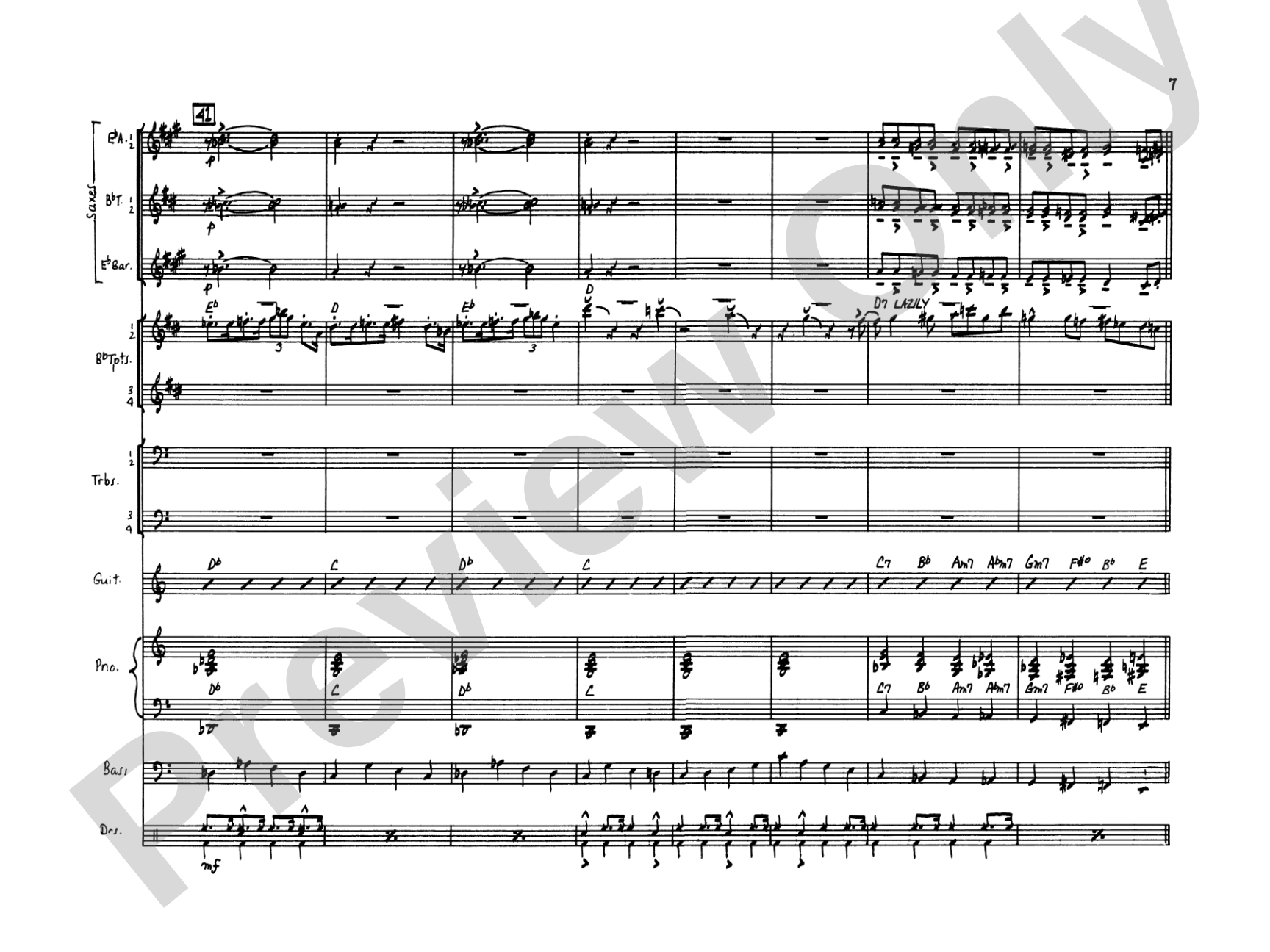 April in Paris: Score