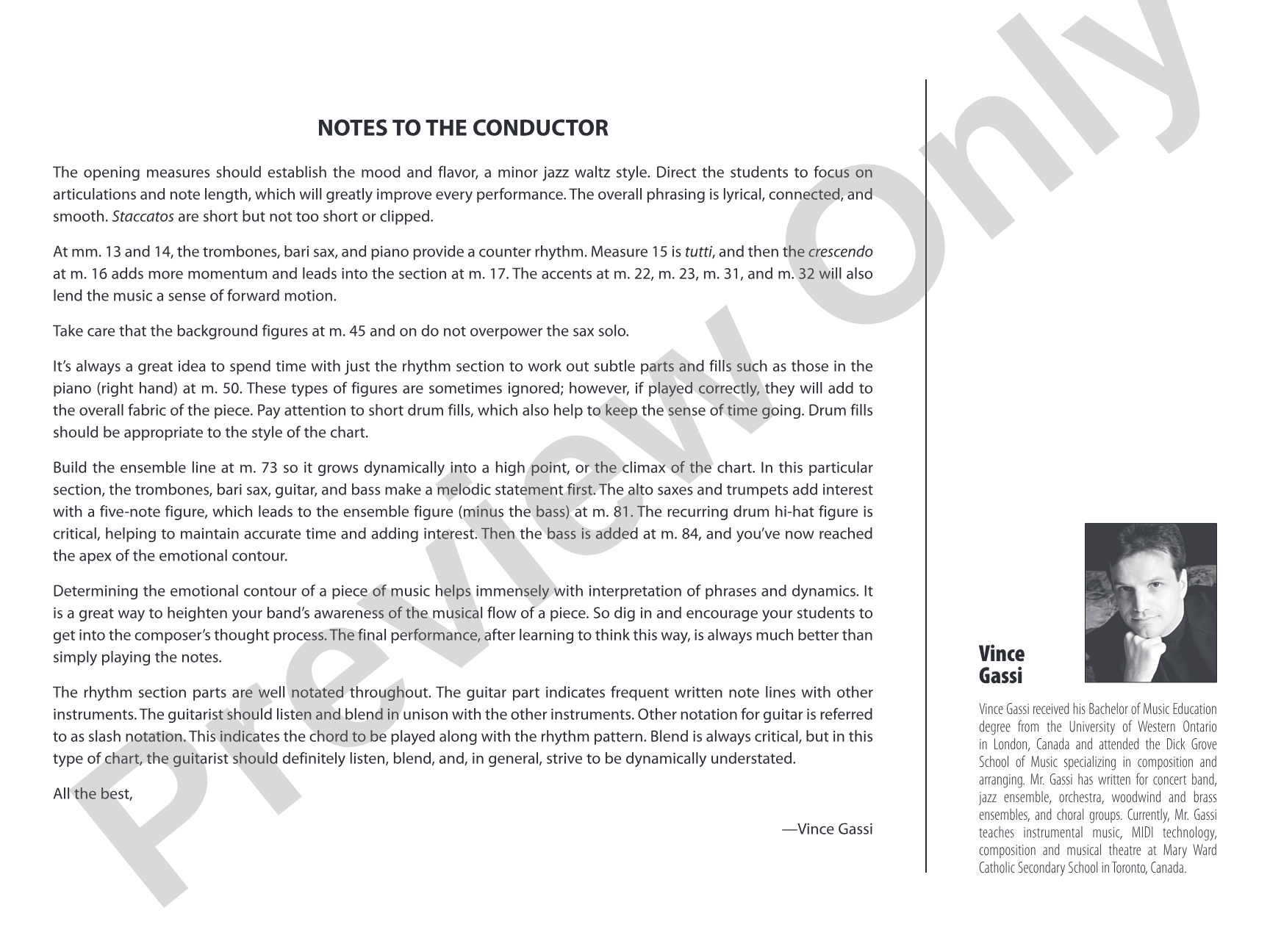 We Three Swing: Jazz Ensemble Conductor Score & Parts
