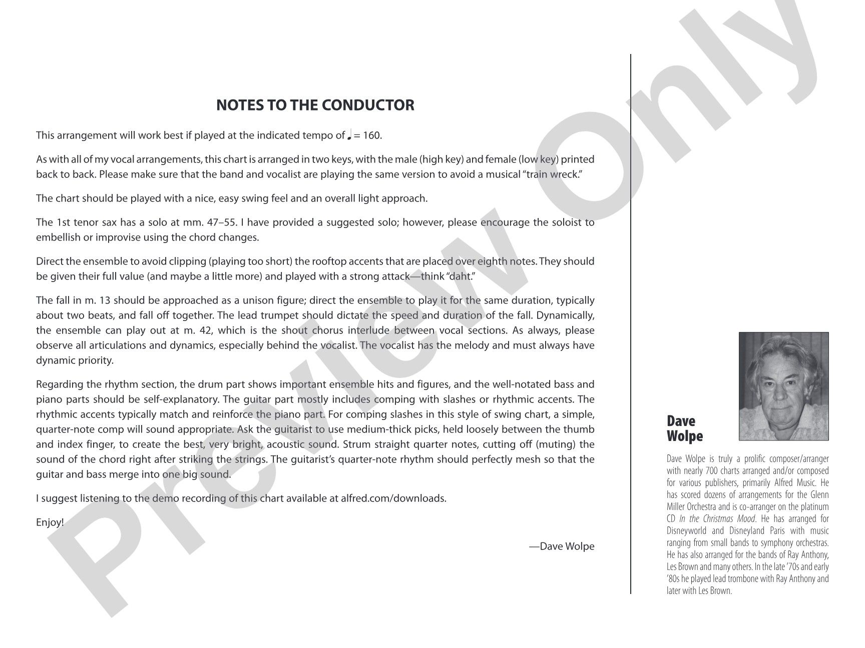This Can't Be Love: Vocal Solo with Jazz Ensemble Conductor Score & Parts