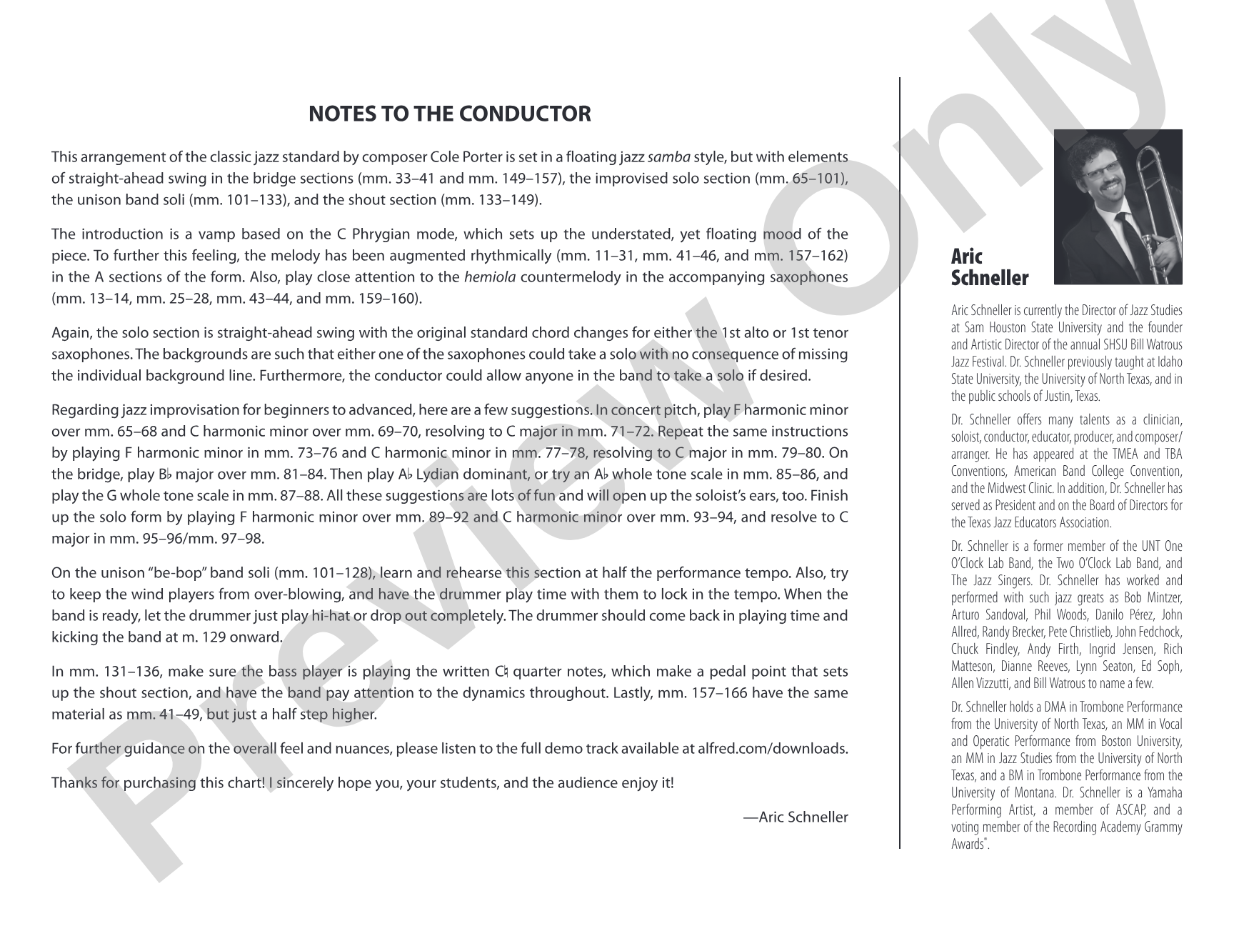 What Is This Thing Called Love? (from Wake Up and Dream): Jazz Ensemble Conductor Score & Parts