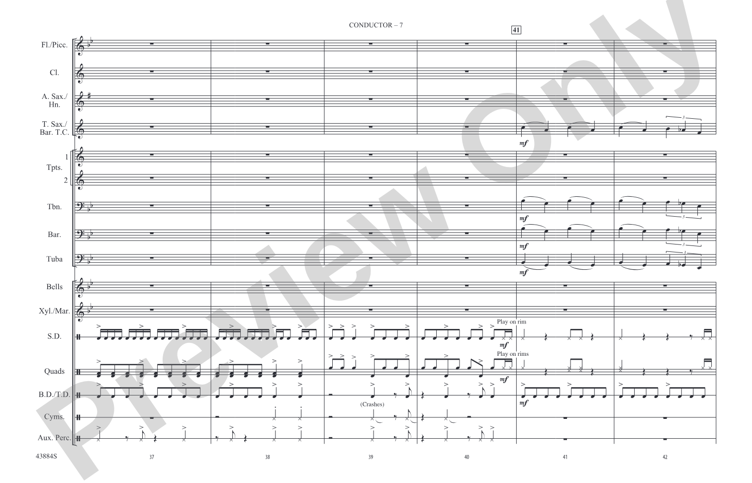 Godzilla, Part 2: Marching Band Conductor Score & Parts