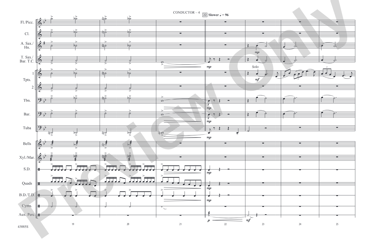 Godzilla, Part 3: Marching Band Conductor Score & Parts