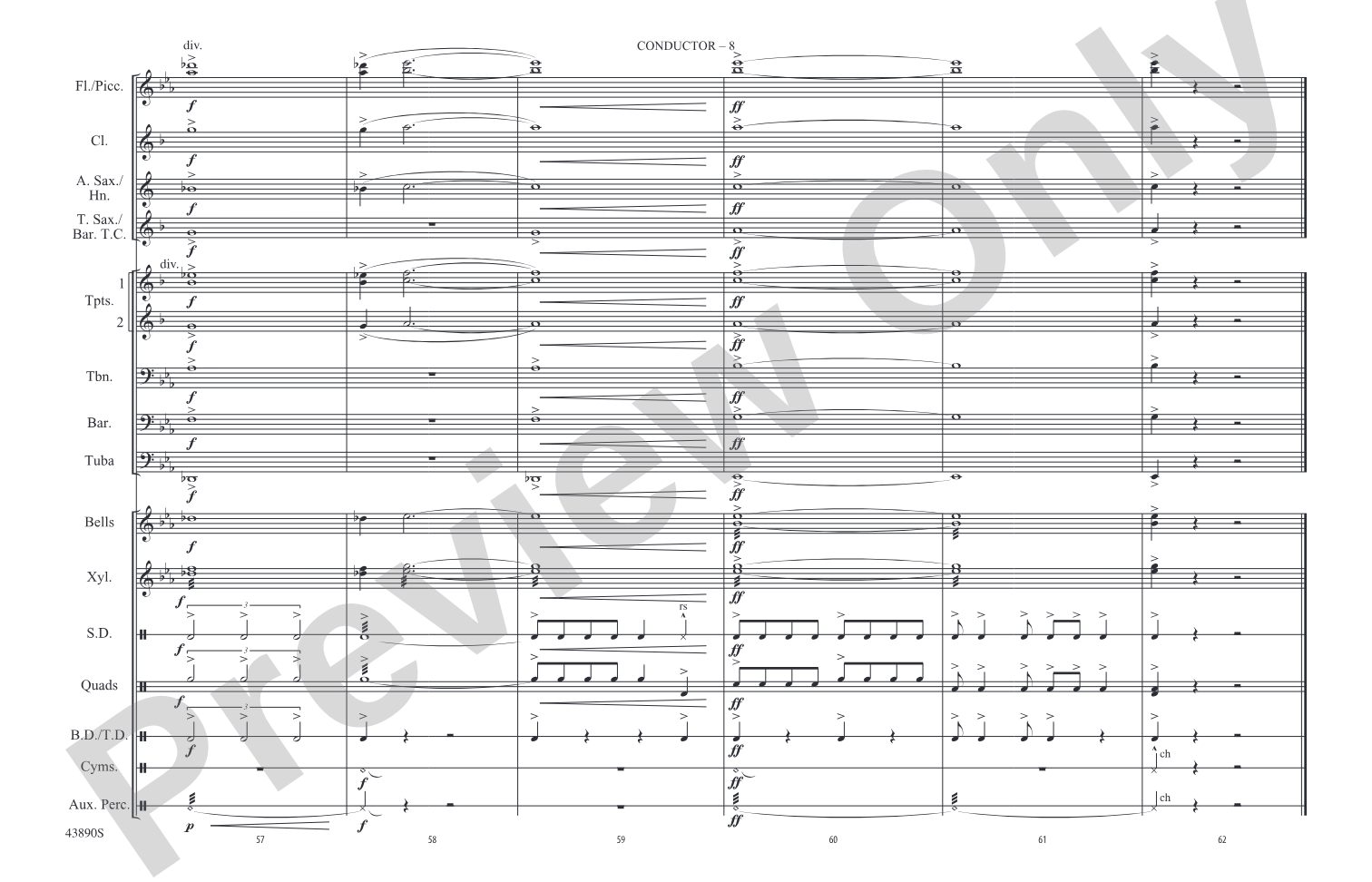 Cheyenne: Marching Band Conductor Score & Parts