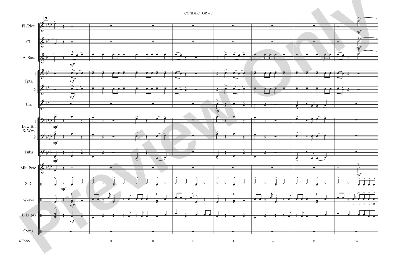 This Is How We Do: Marching Band Conductor Score & Parts