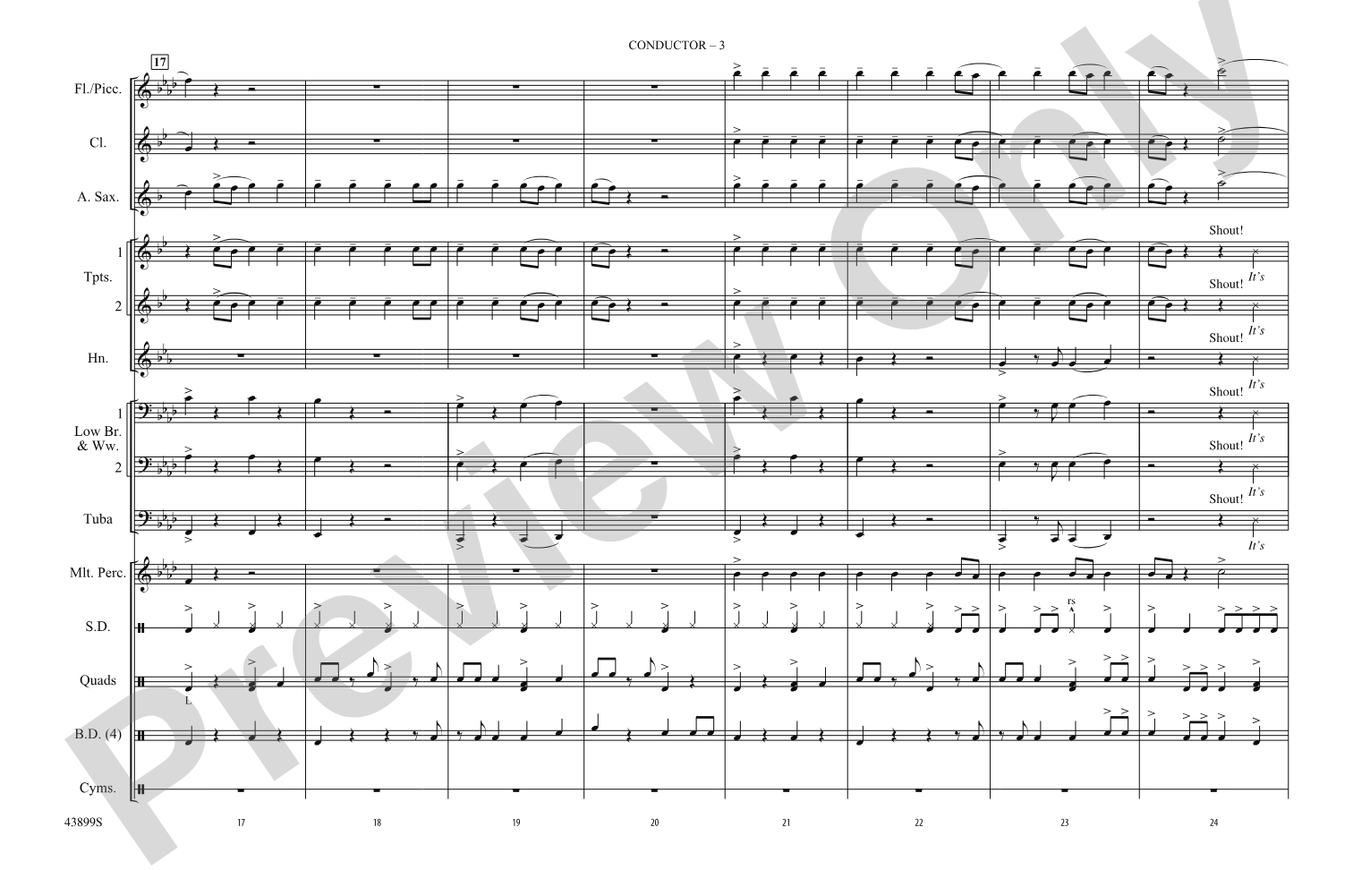 This Is How We Do: Marching Band Conductor Score & Parts